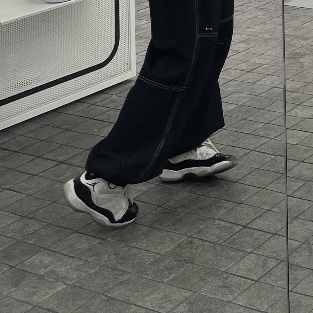 Jordan 11 Retro Concord 2018, (GS) Jordan 11 Retro Concord 2018 착용 스타일 - 2