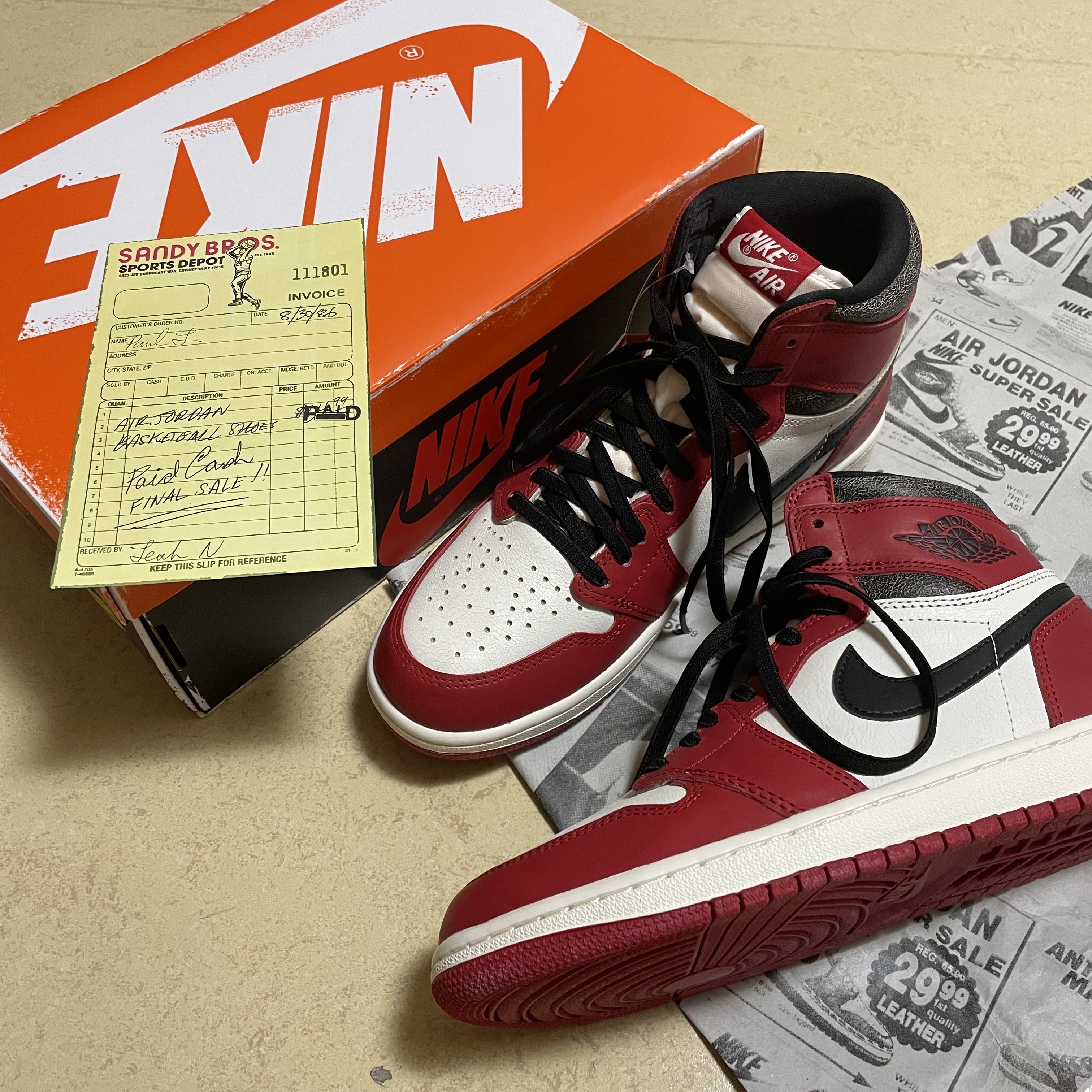 Jordan 1 Retro High OG Chicago 2022 착용 스타일