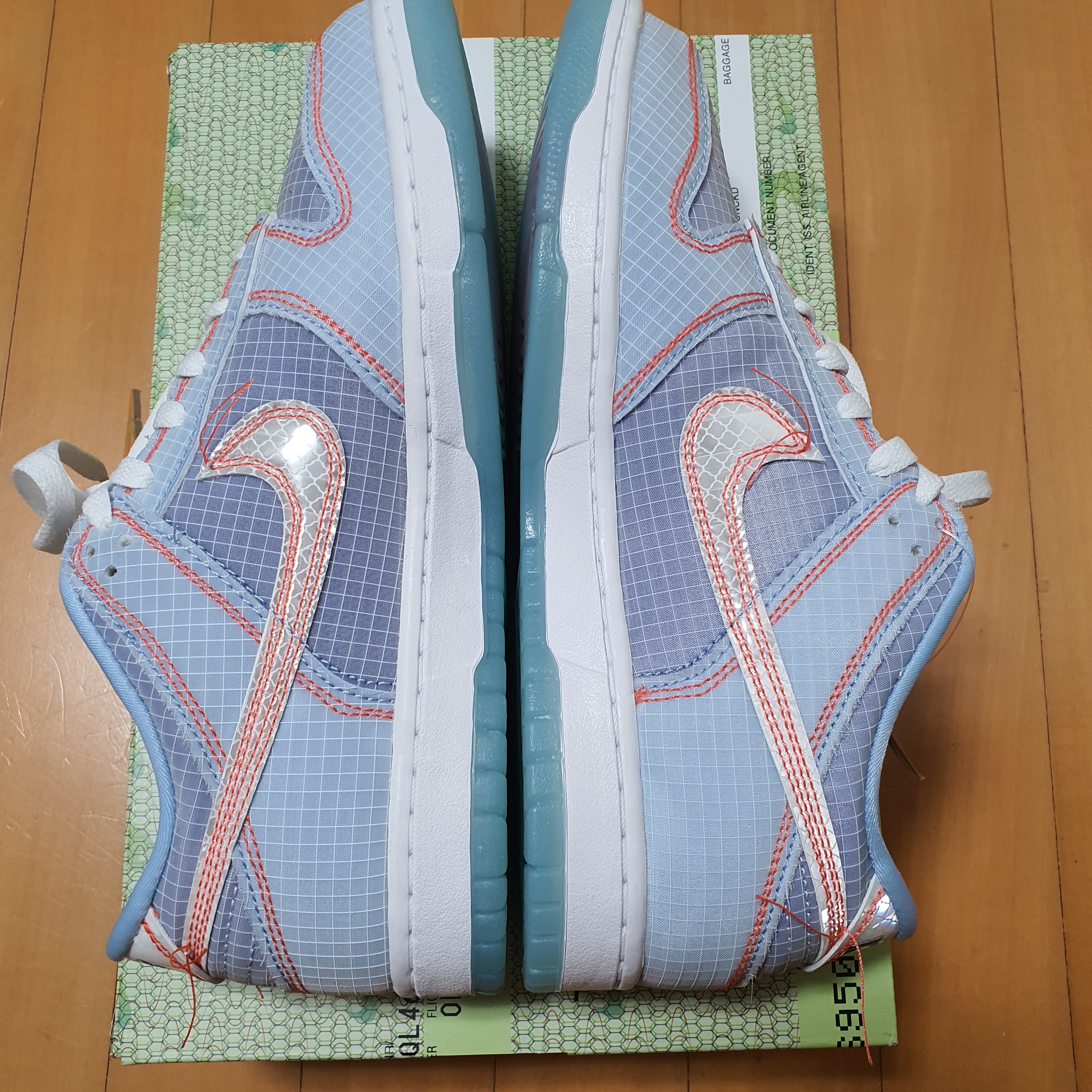 Nike x Union Dunk Low Passport Pack Argon 착용 스타일 - 2