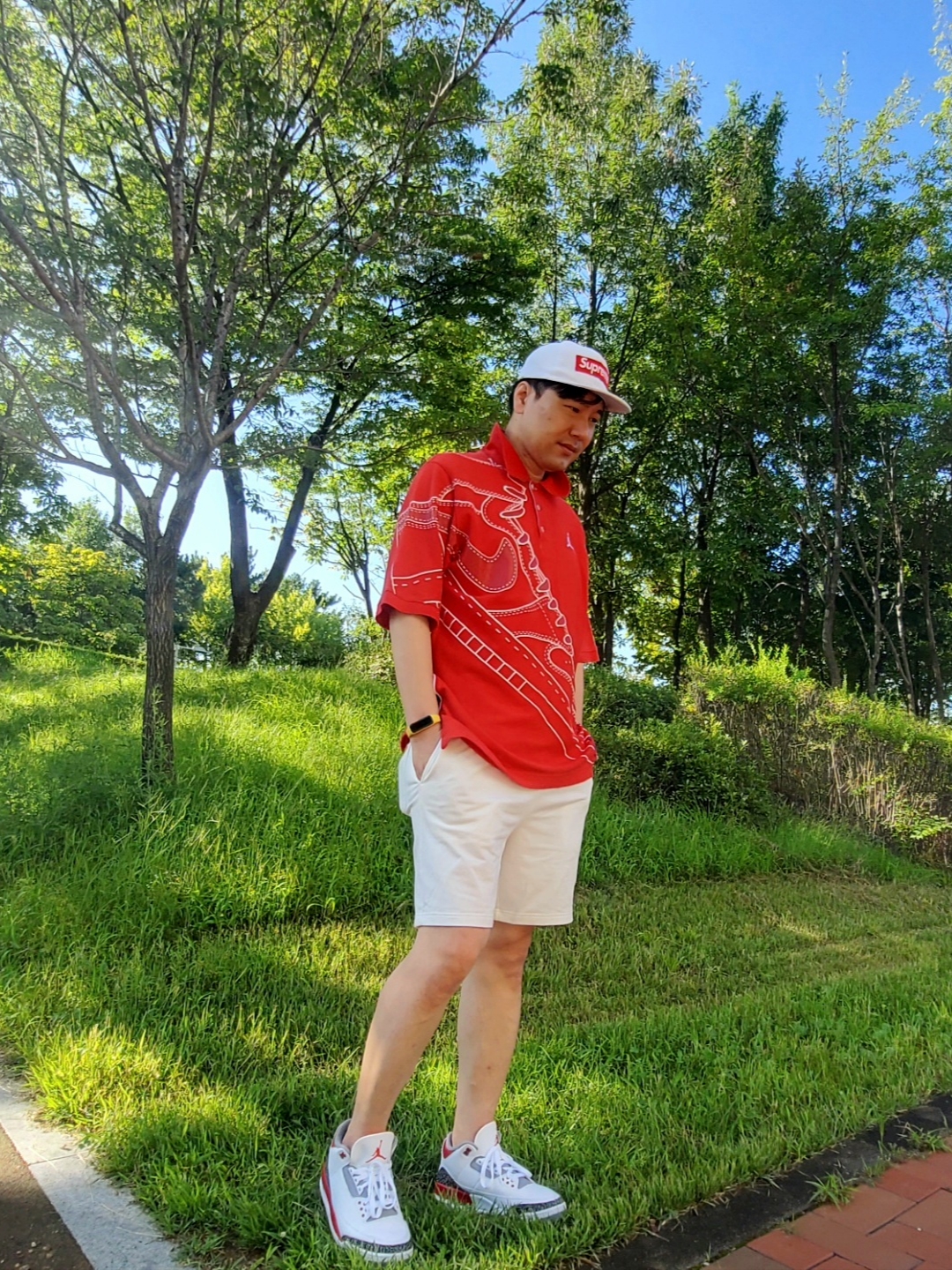 Jordan 3 Retro Fire Red 2022 착용 스타일
