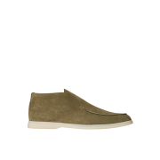 Loro Piana Open Suede Walk Ankle Boot Cucunci