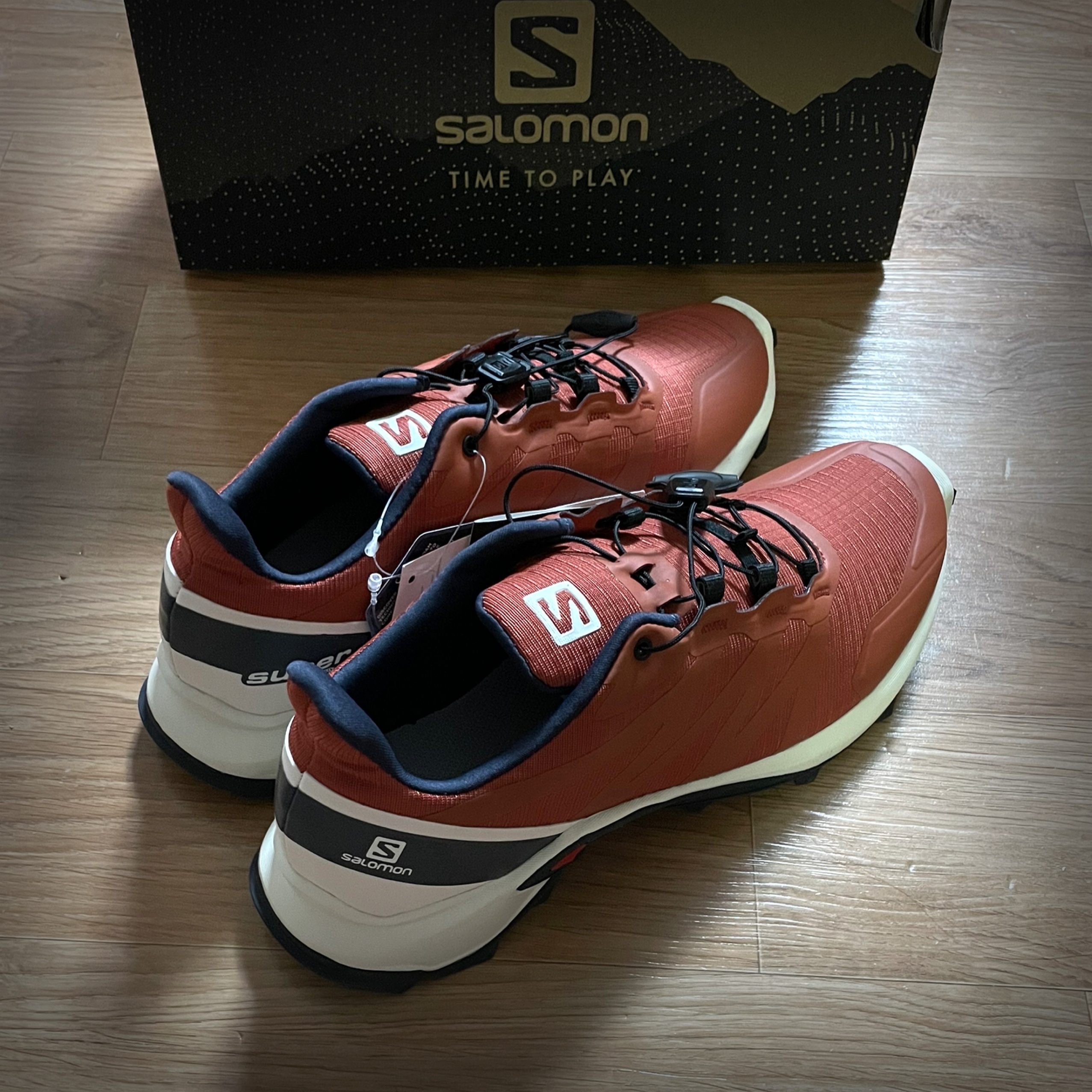 Salomon Supercross Burnt Brick Vanilla Ice 착용 스타일 - 3