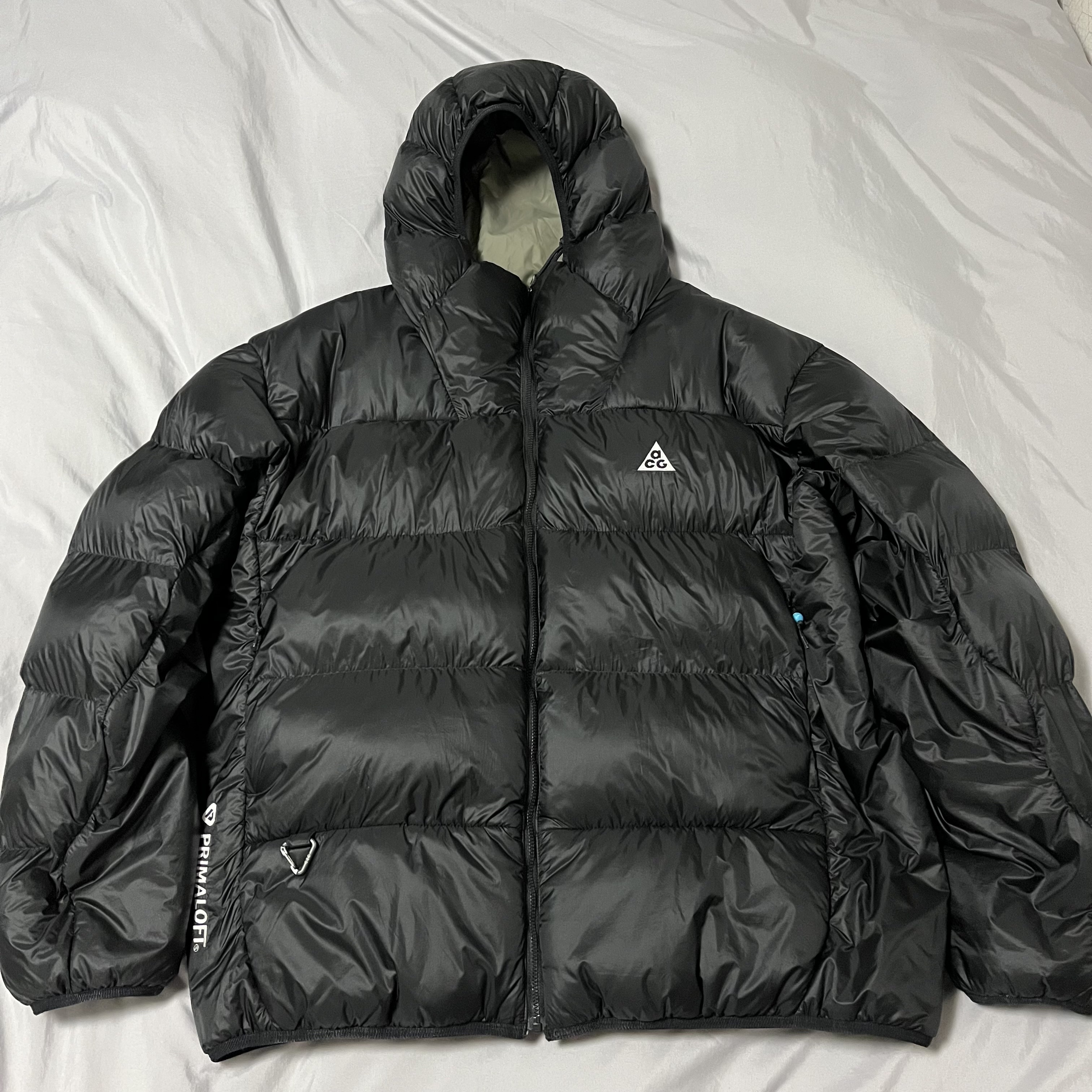 Nike ACG Therma-Fit ADV Lunar Lake Puffer Jacket Black - US/EU 착용 스타일