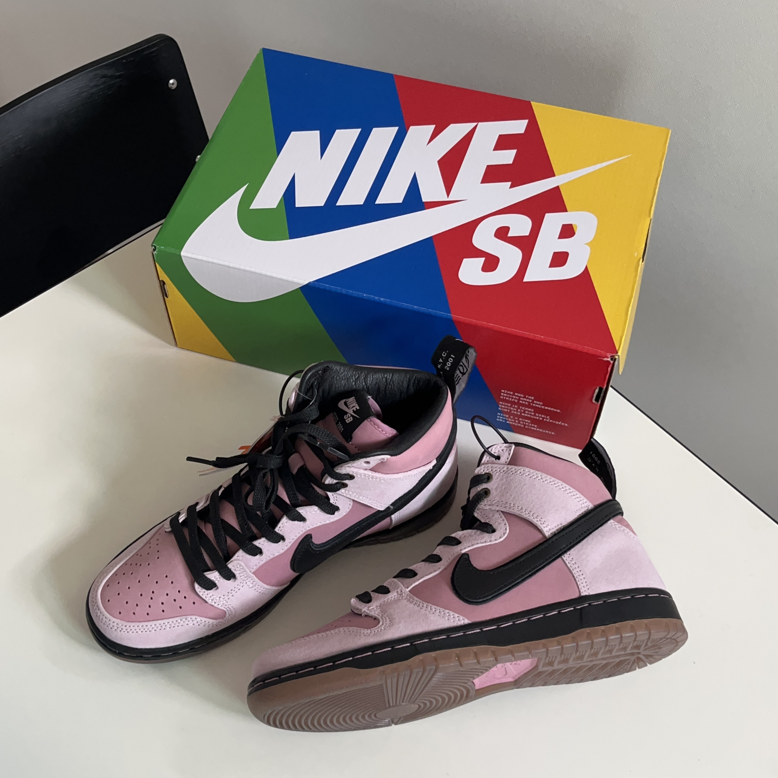 Nike x KCDC SB Dunk High Pro QS Elemental Pink 착용 스타일