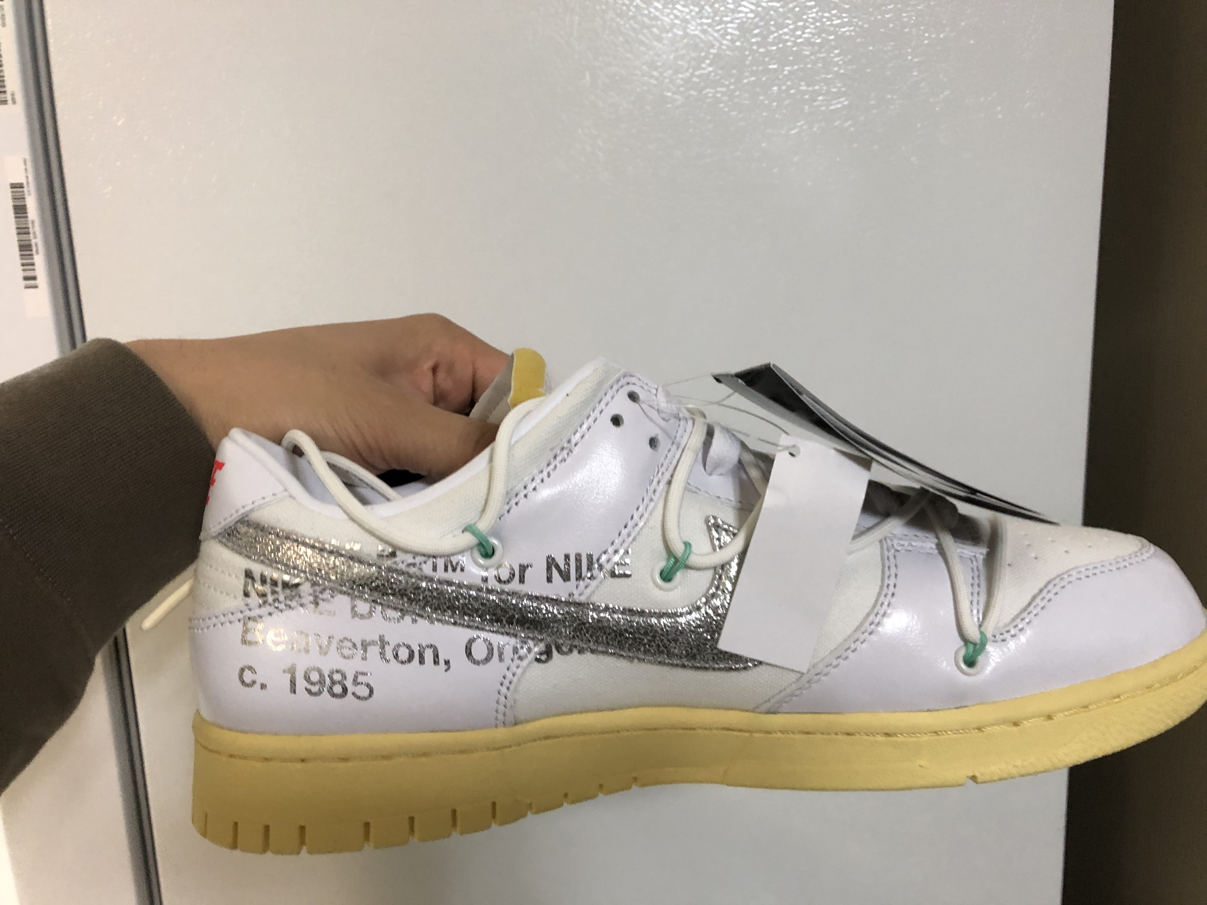 Nike x Off-White Dunk Low The 50 - Lot 1 착용 스타일 - 2