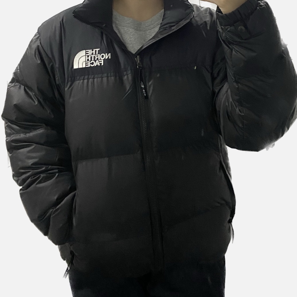 The North Face 1996 Eco Nuptse Jacket Black 착용 스타일 - 2