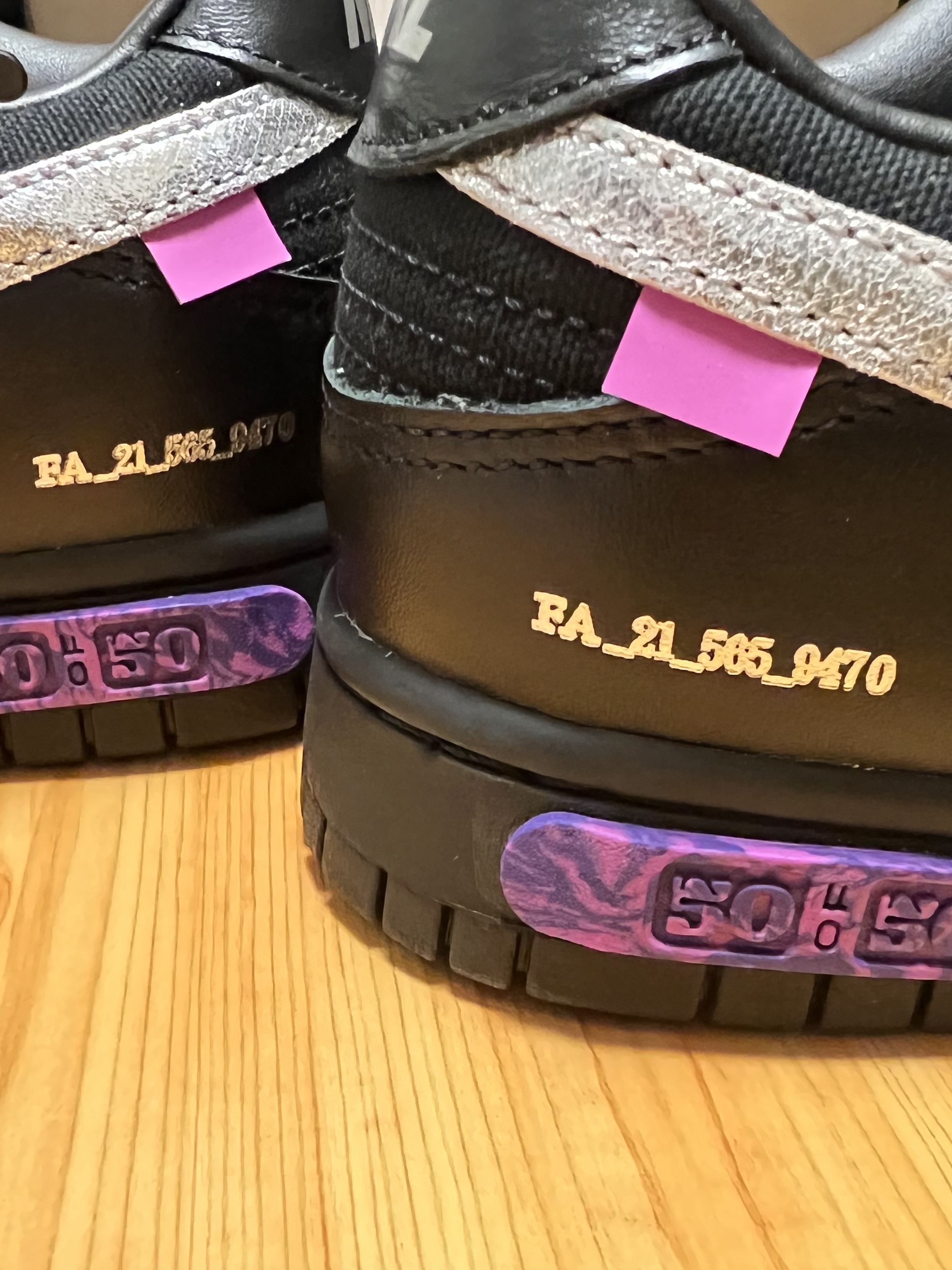 Nike x Off-White Dunk Low The 50 - Lot 50 착용 스타일 - 3