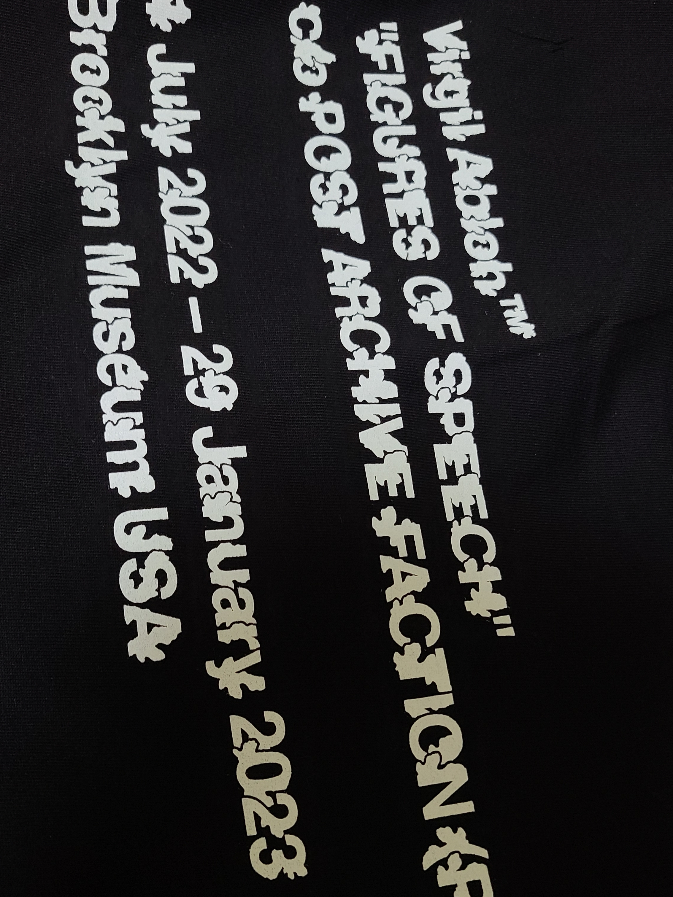 Off-White x Post Archive Faction Figures of Speech T-Shirt Right Black 착용 스타일