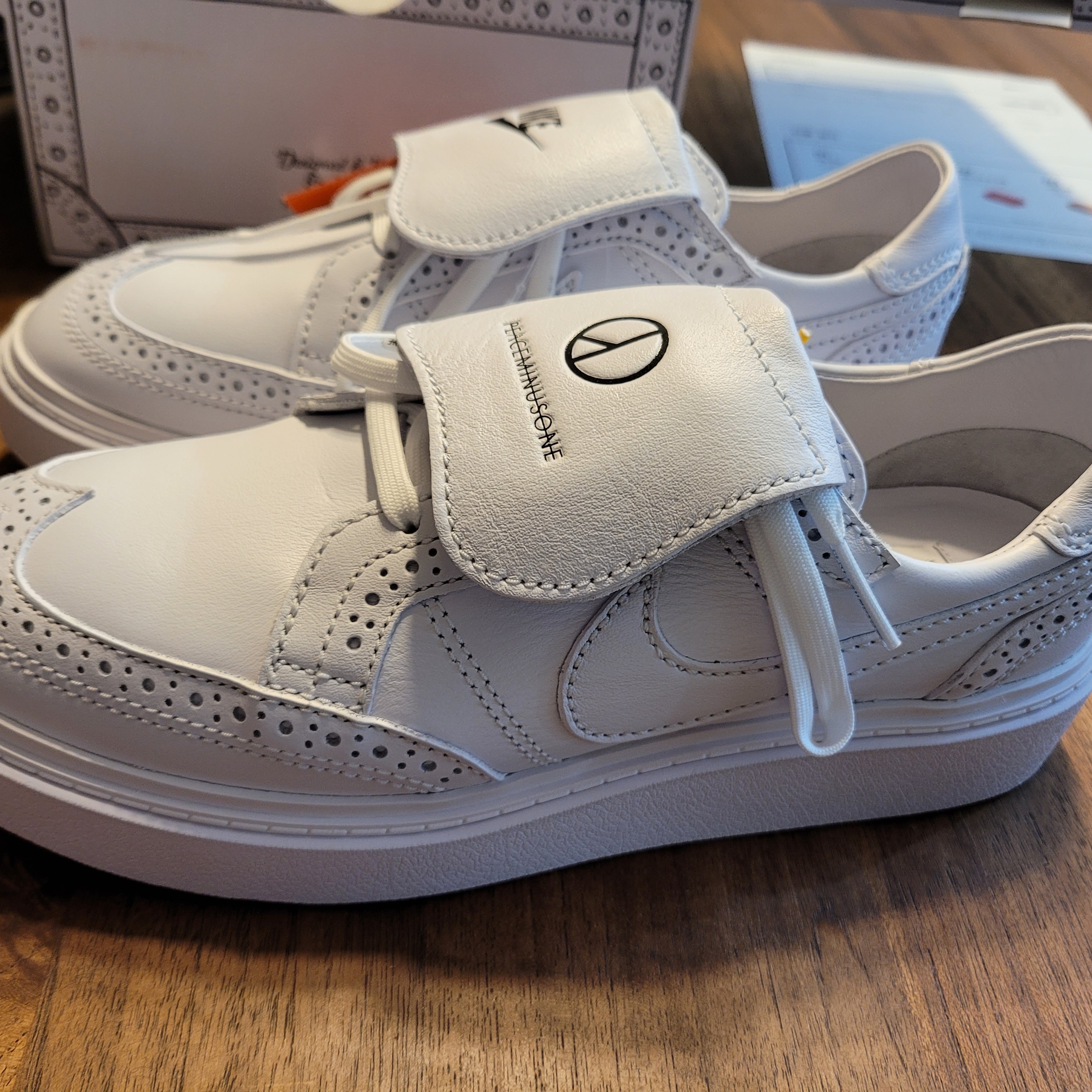 Nike x Peaceminusone Kwondo1 White 착용 스타일
