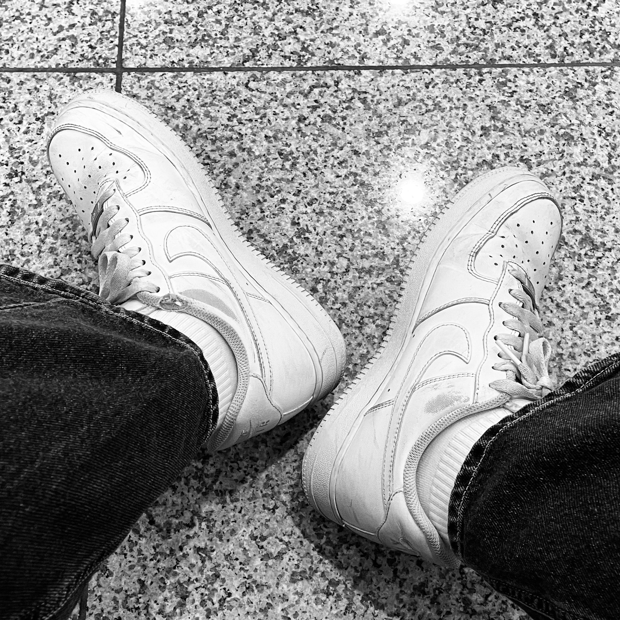 Nike Air Force 1 '07 Low White 착용 스타일