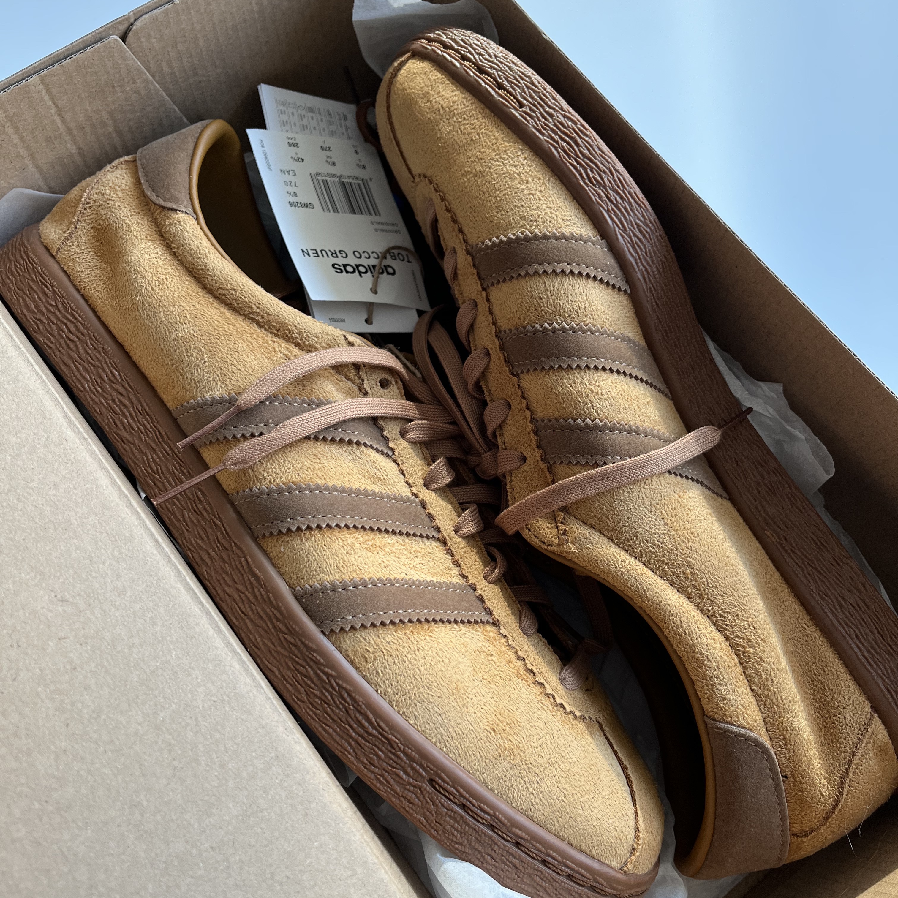 Adidas Tobacco Gruen Mesa Brown Desert 착용 스타일 - 2