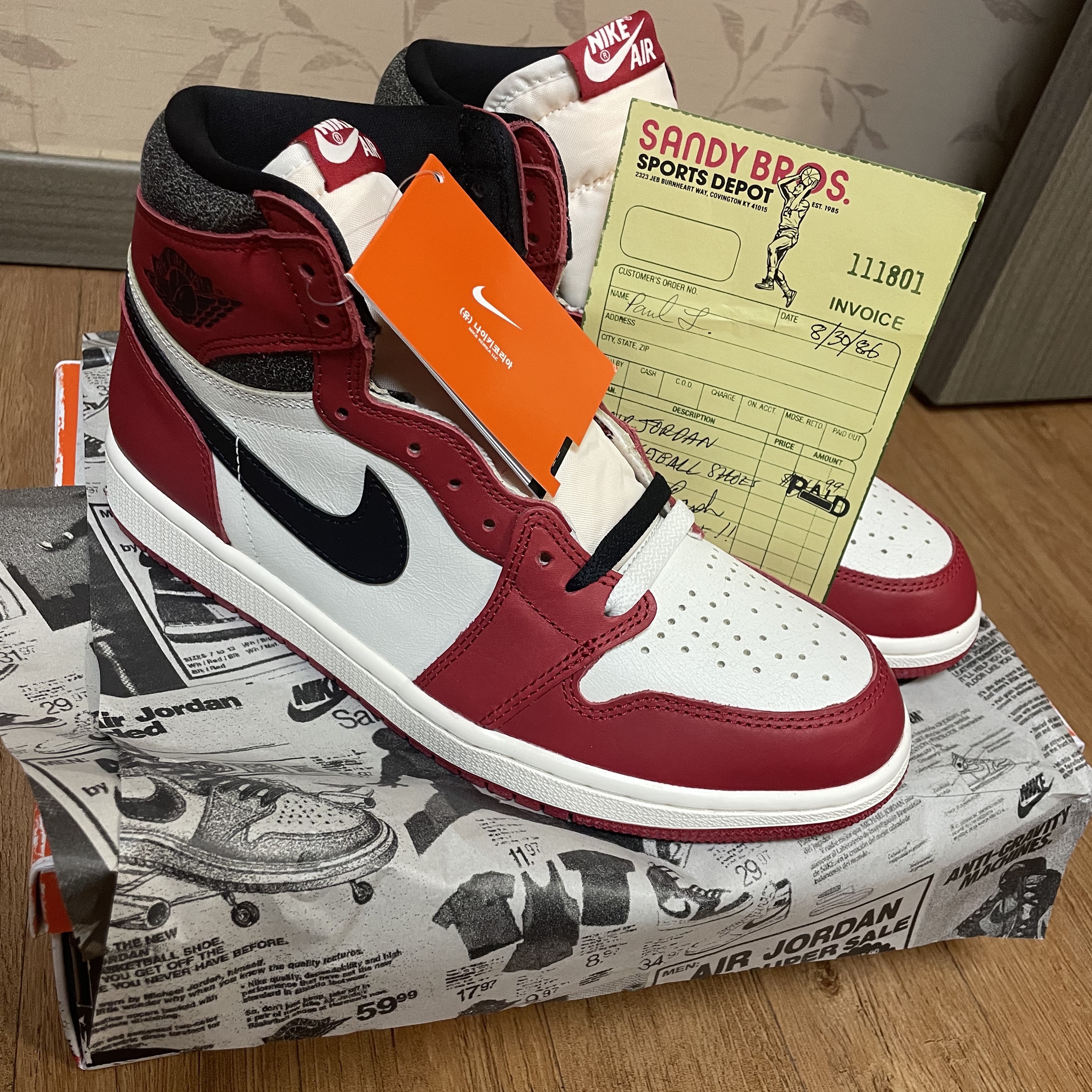 Jordan 1 Retro High OG Chicago 2022 착용 스타일 - 2