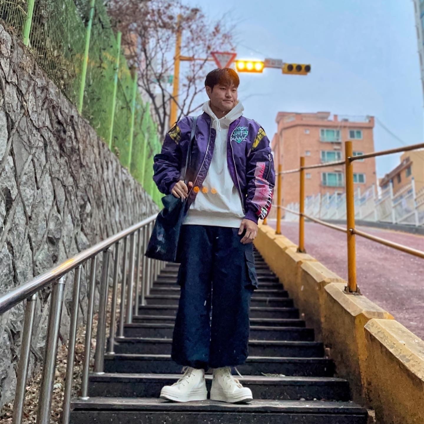 Converse x Ambush Chuck 70 Hi White 착용 스타일 - 1