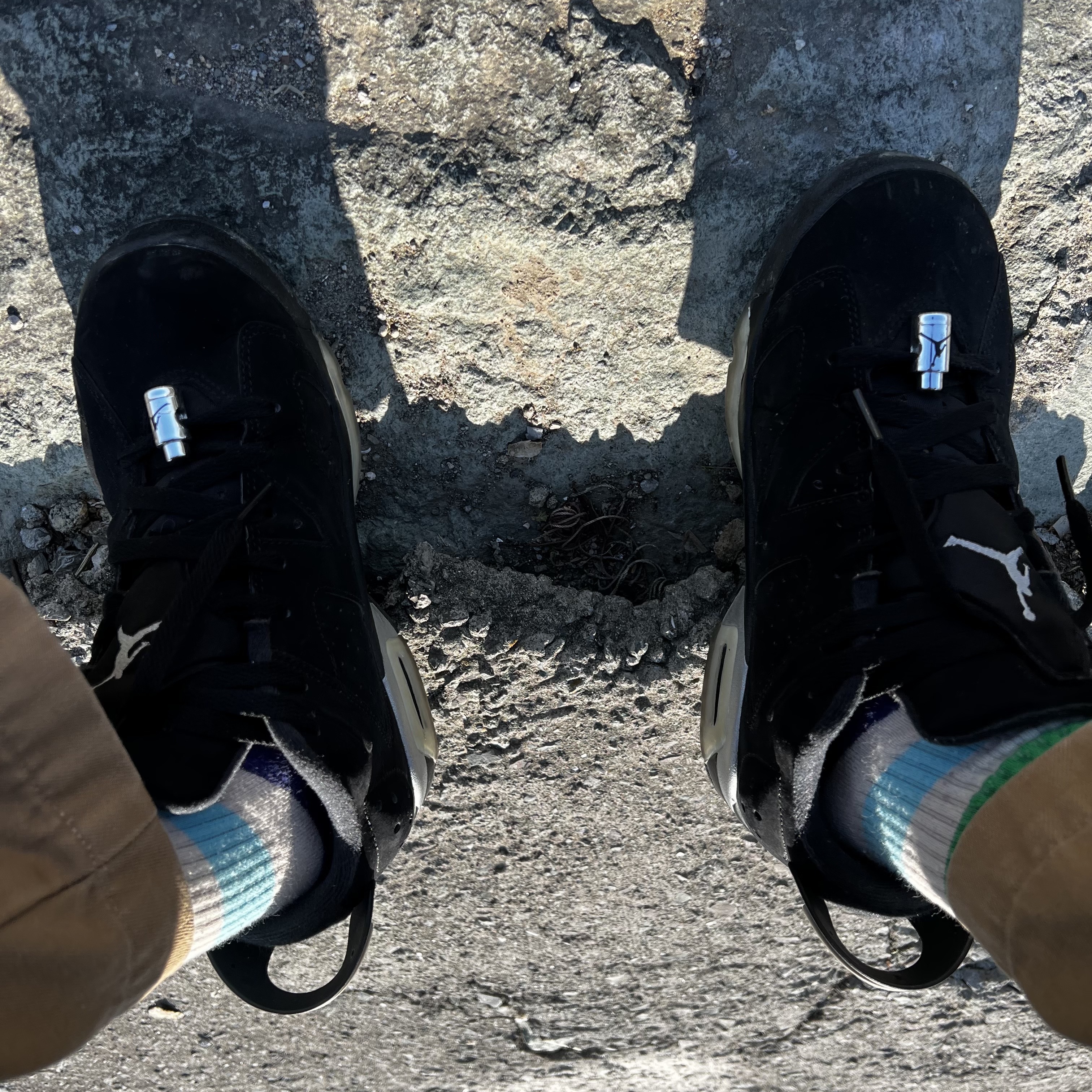 Jordan 6 Retro Low Chrome 2015, (GS) Jordan 6 Retro Chrome 2015 착용 스타일