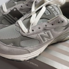 New Balance 993 Made in USA Grey - D Standard 착용 스타일