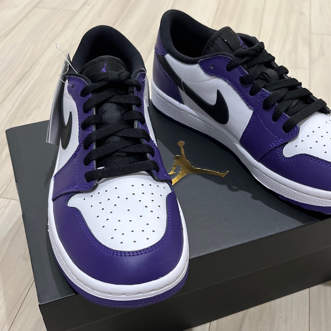 Jordan 1 Low Golf Court Purple 착용 스타일