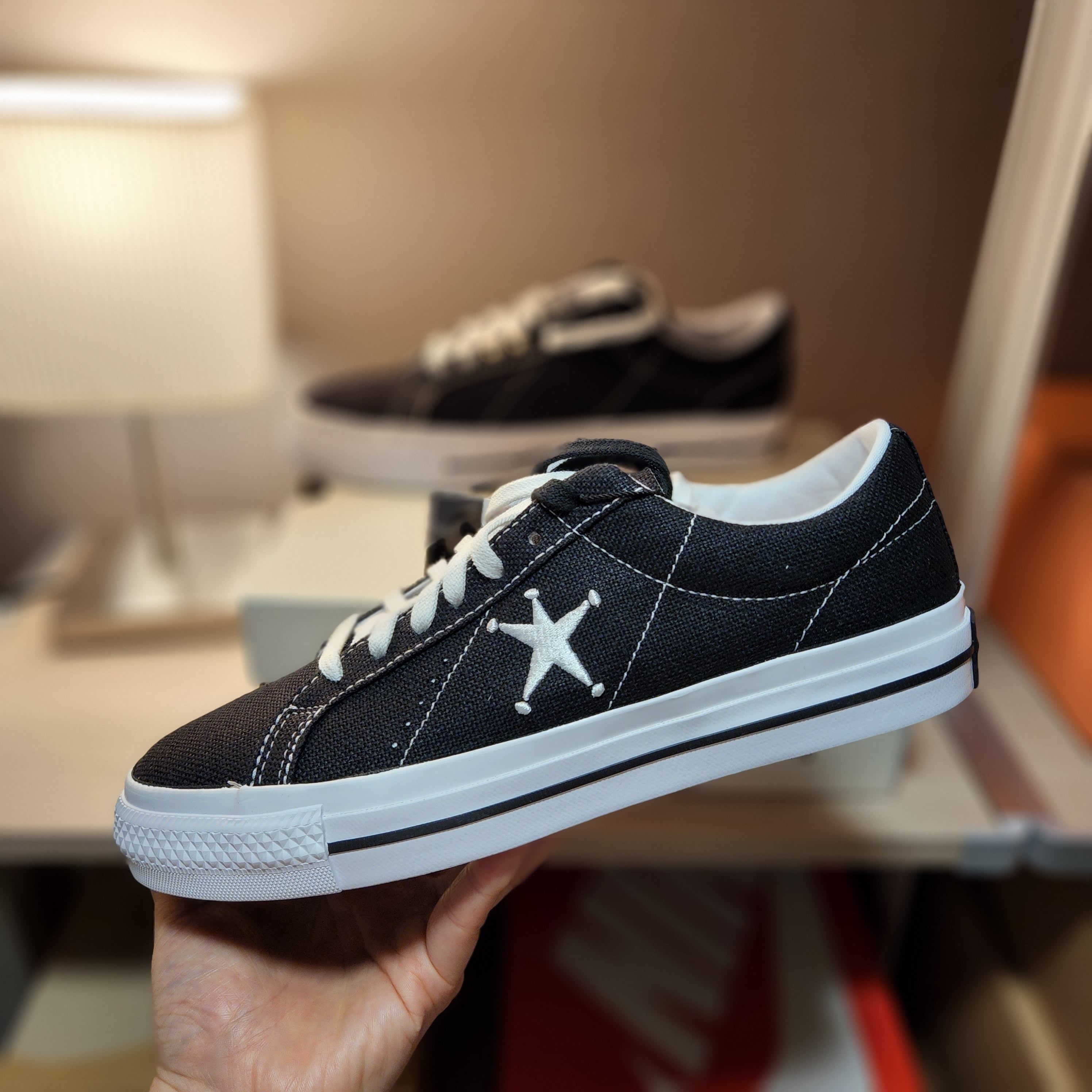 Converse x Stussy One Star Ox Black 착용 스타일