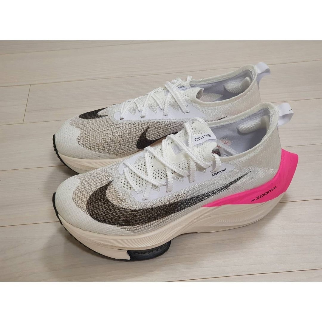 Nike Air Zoom Alphafly Next% Eliud Kipchoge Pink Blast 착용 스타일