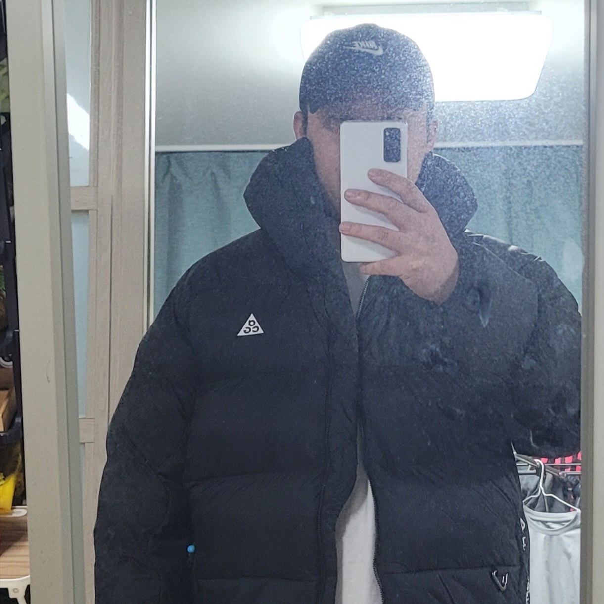 Nike ACG Therma-Fit ADV Lunar Lake Puffer Jacket Black - Asia 착용 스타일 - 4