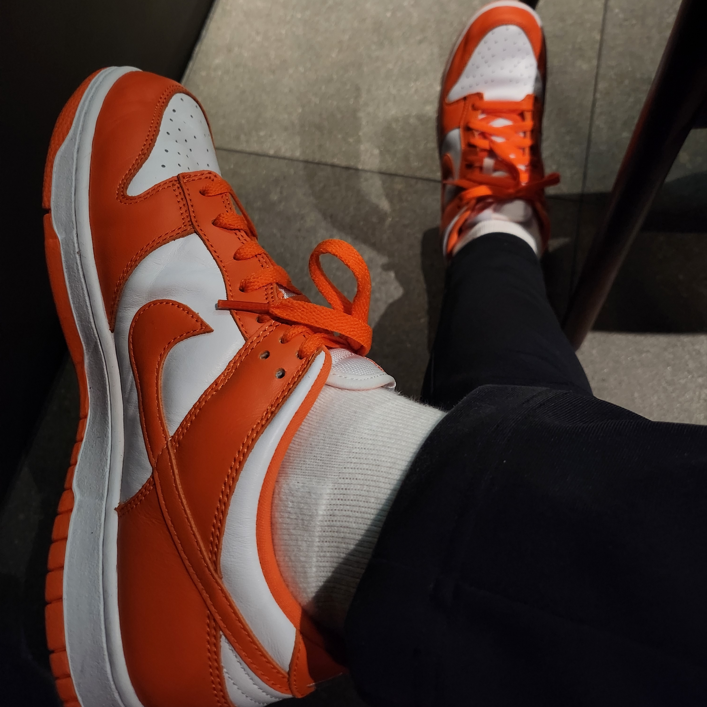 Nike Dunk Low SP Syracuse 2022 착용 스타일