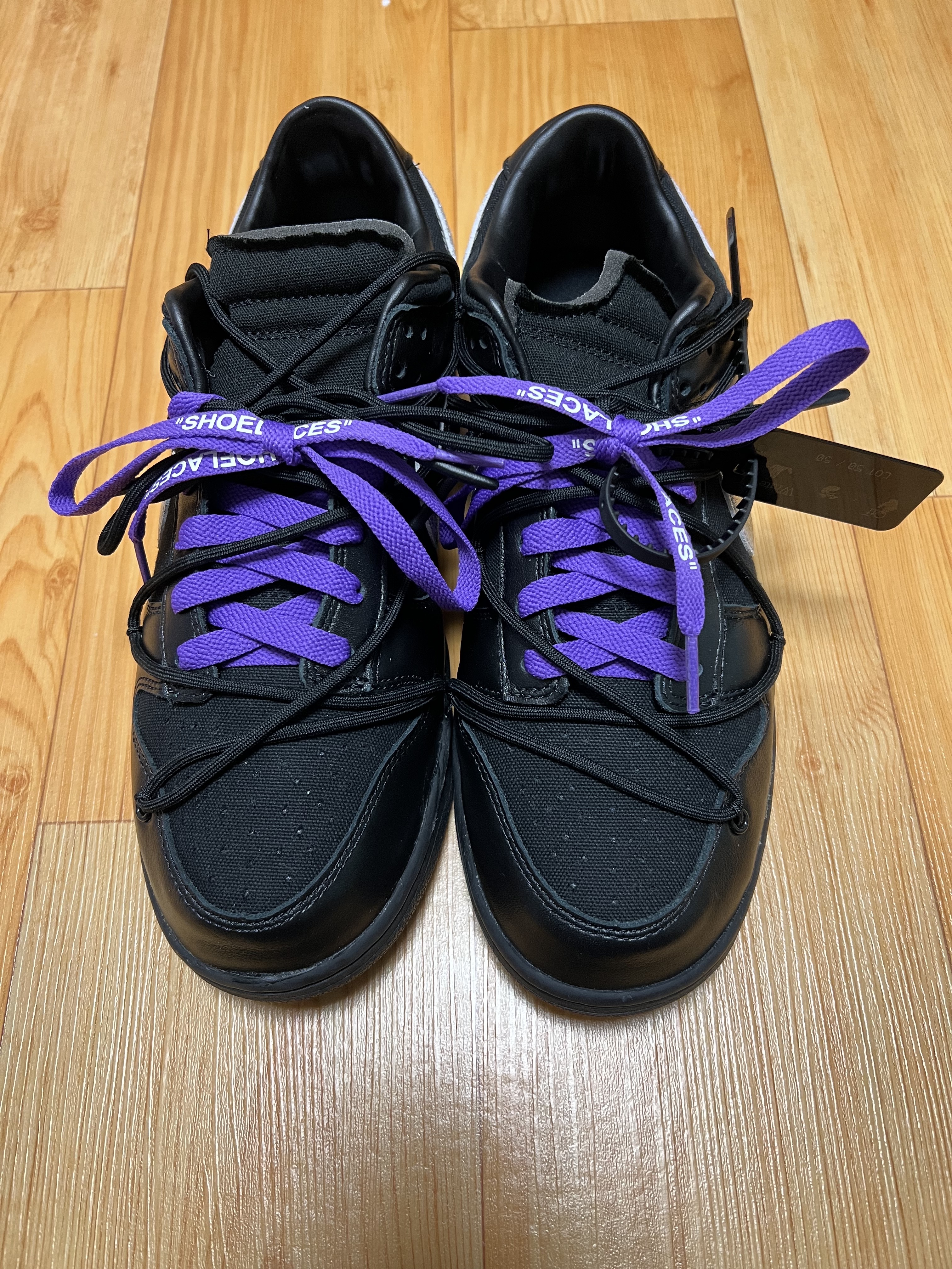 Nike x Off-White Dunk Low The 50 - Lot 50 착용 스타일 - 1