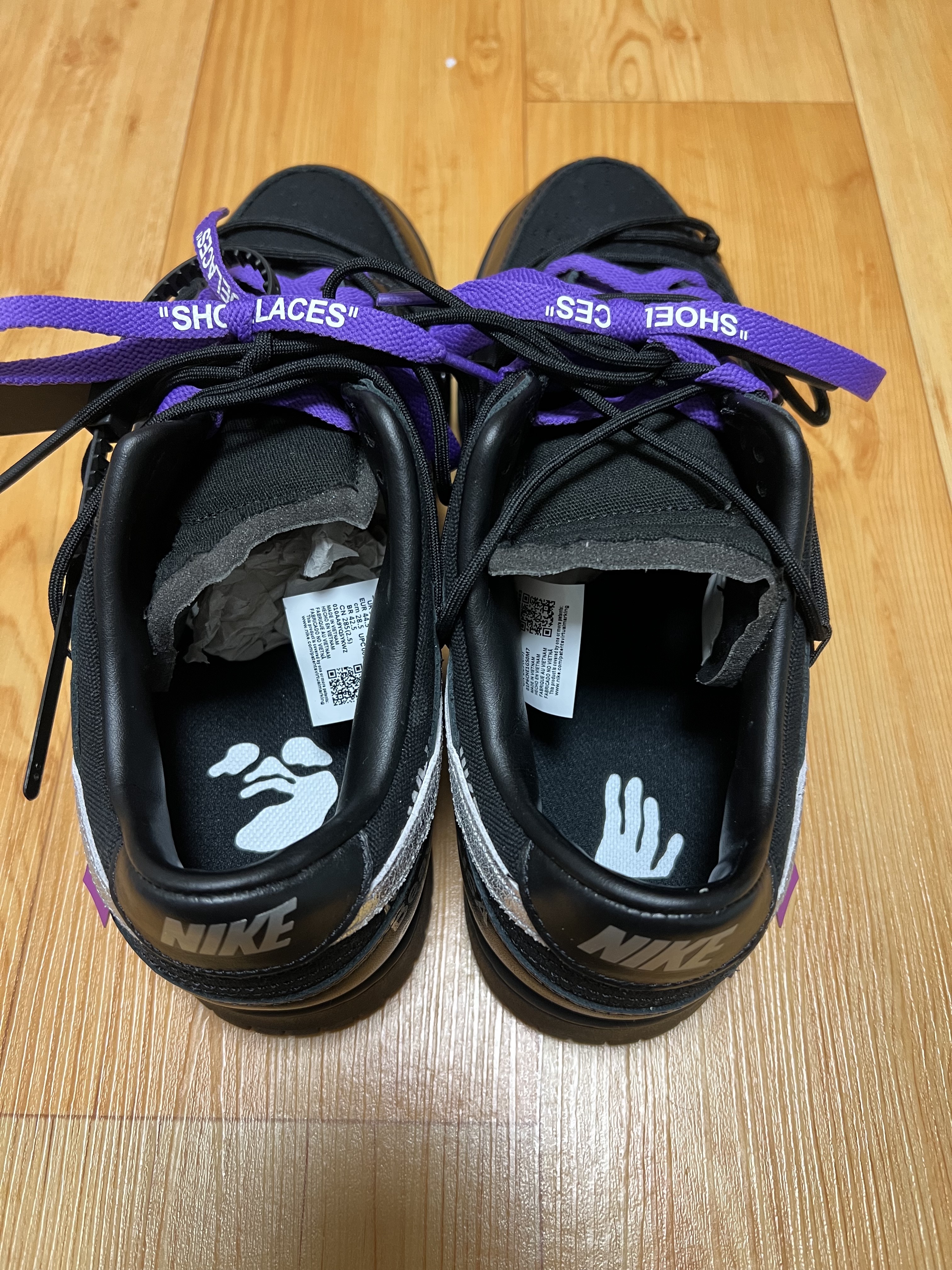 Nike x Off-White Dunk Low The 50 - Lot 50 착용 스타일 - 2