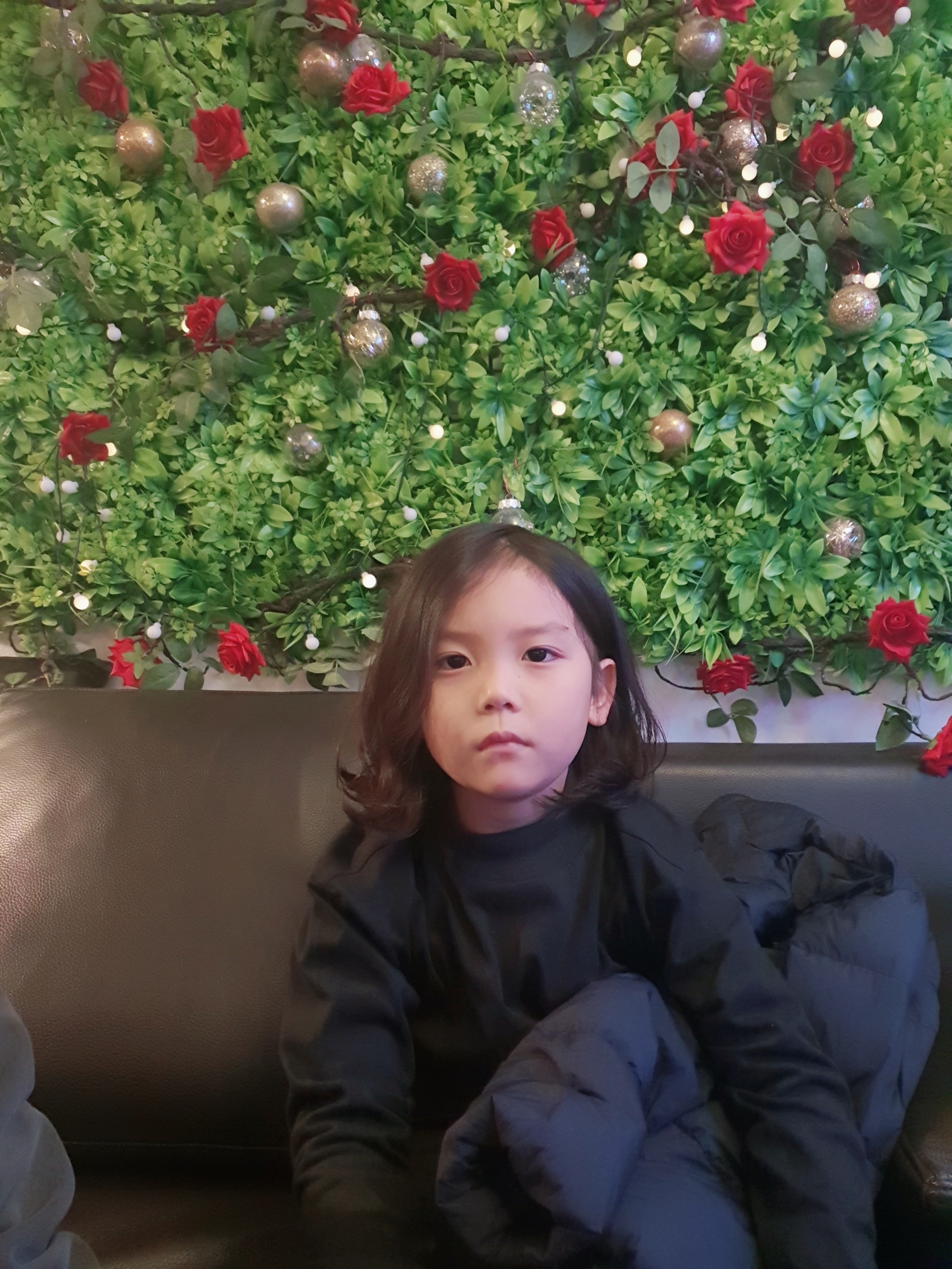 (Kids) Essentials The Core Collection Long Sleeve T-Shirt Stretch Limo, Stone Island 40223 Garment Dyed Crinkle Reps Down Jacket Black - 21FW 착용 스타일 - 2