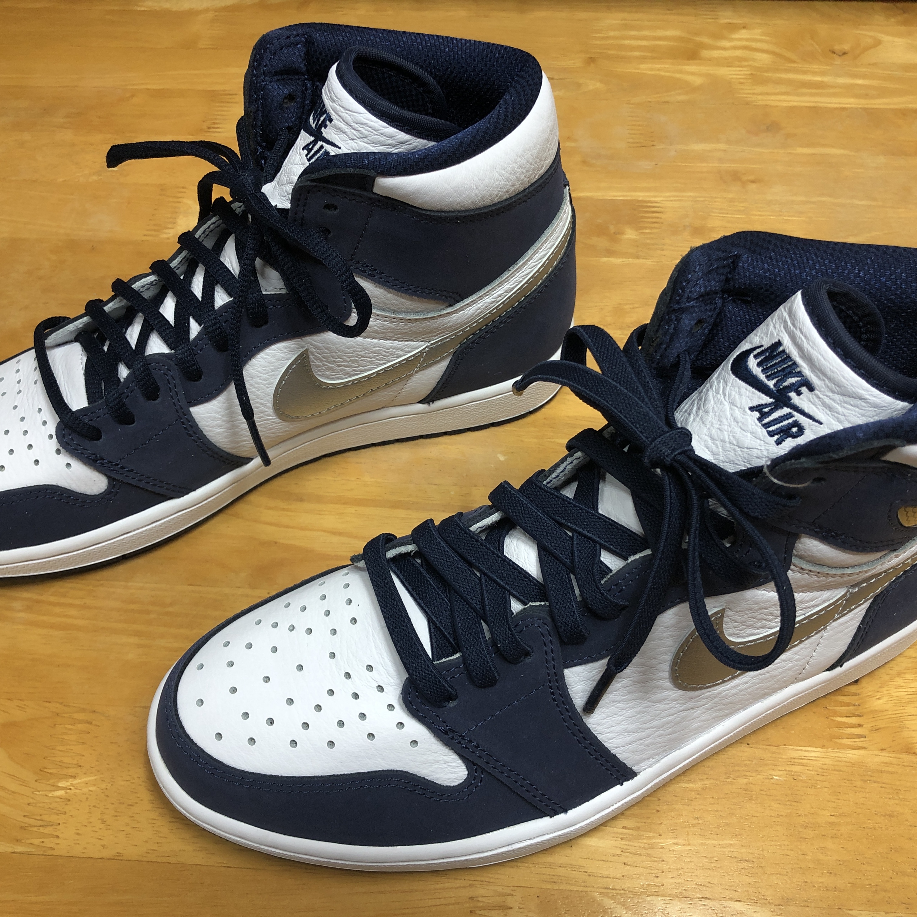 Jordan 1 Retro High OG CO.JP Midnight Navy 착용 스타일 - 2