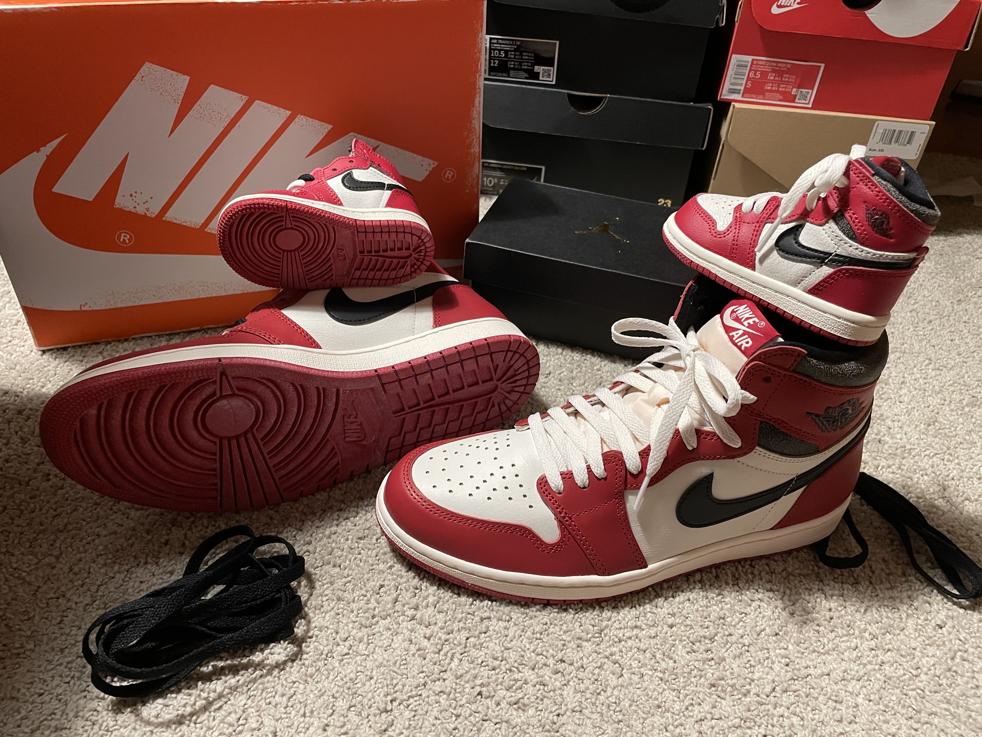 Jordan 1 Retro High OG Chicago 2022, (TD) Jordan 1 Retro High OG Chicago 2022 착용 스타일 - 1