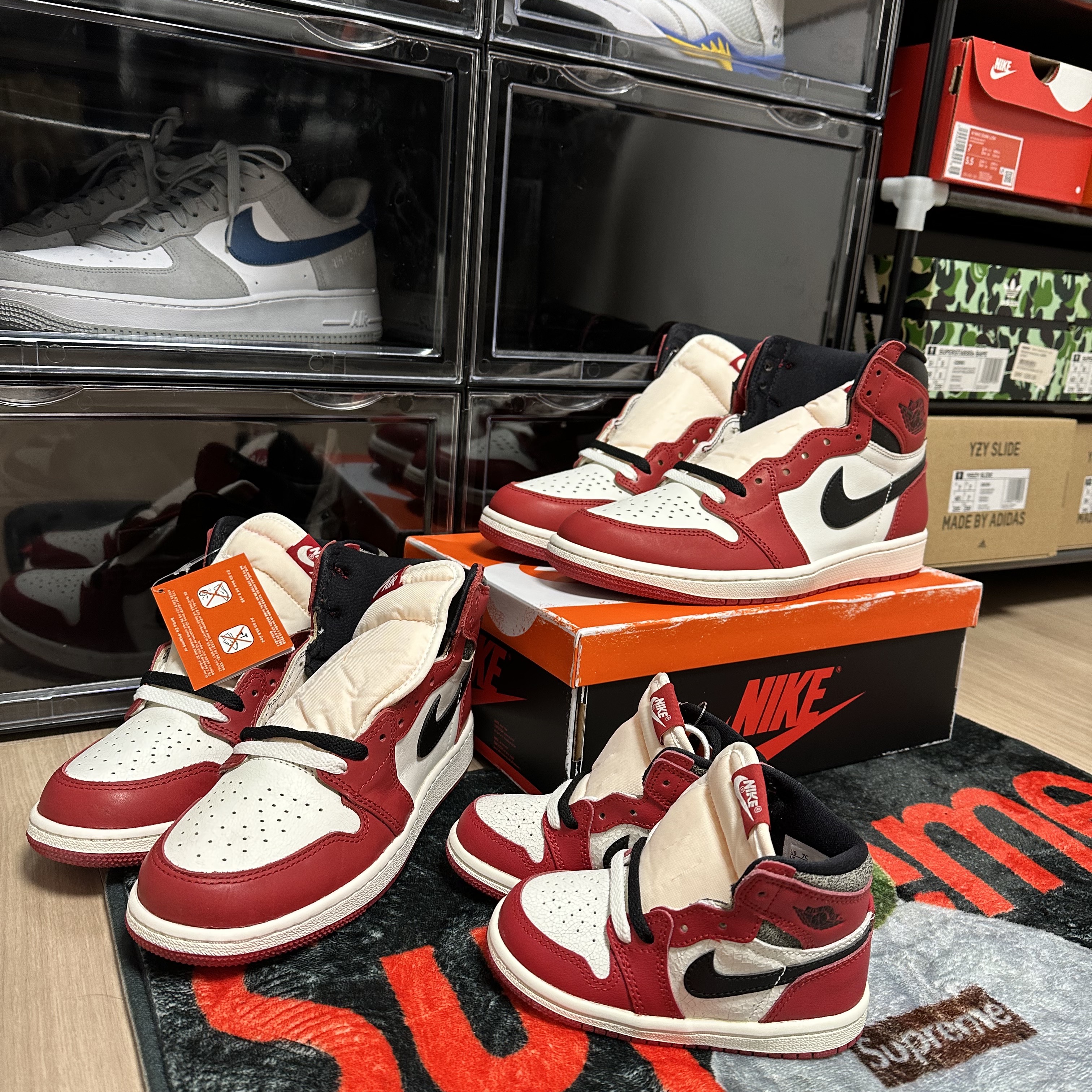 Jordan 1 Retro High OG Chicago 2022, (GS) Jordan 1 Retro High OG Chicago 2022 착용 스타일
