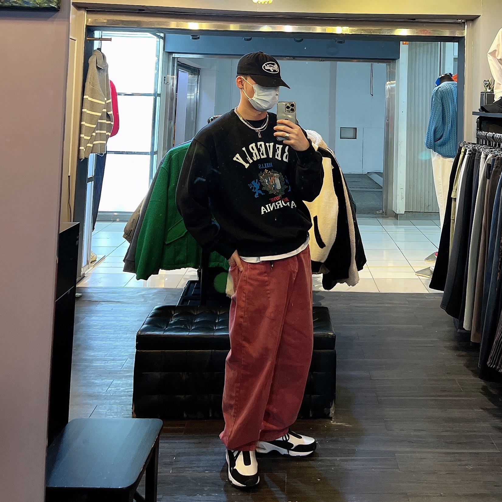 Nike x Comme des Garcons Homme Plus Air Max Sunder SP White Black 착용 스타일 - 2
