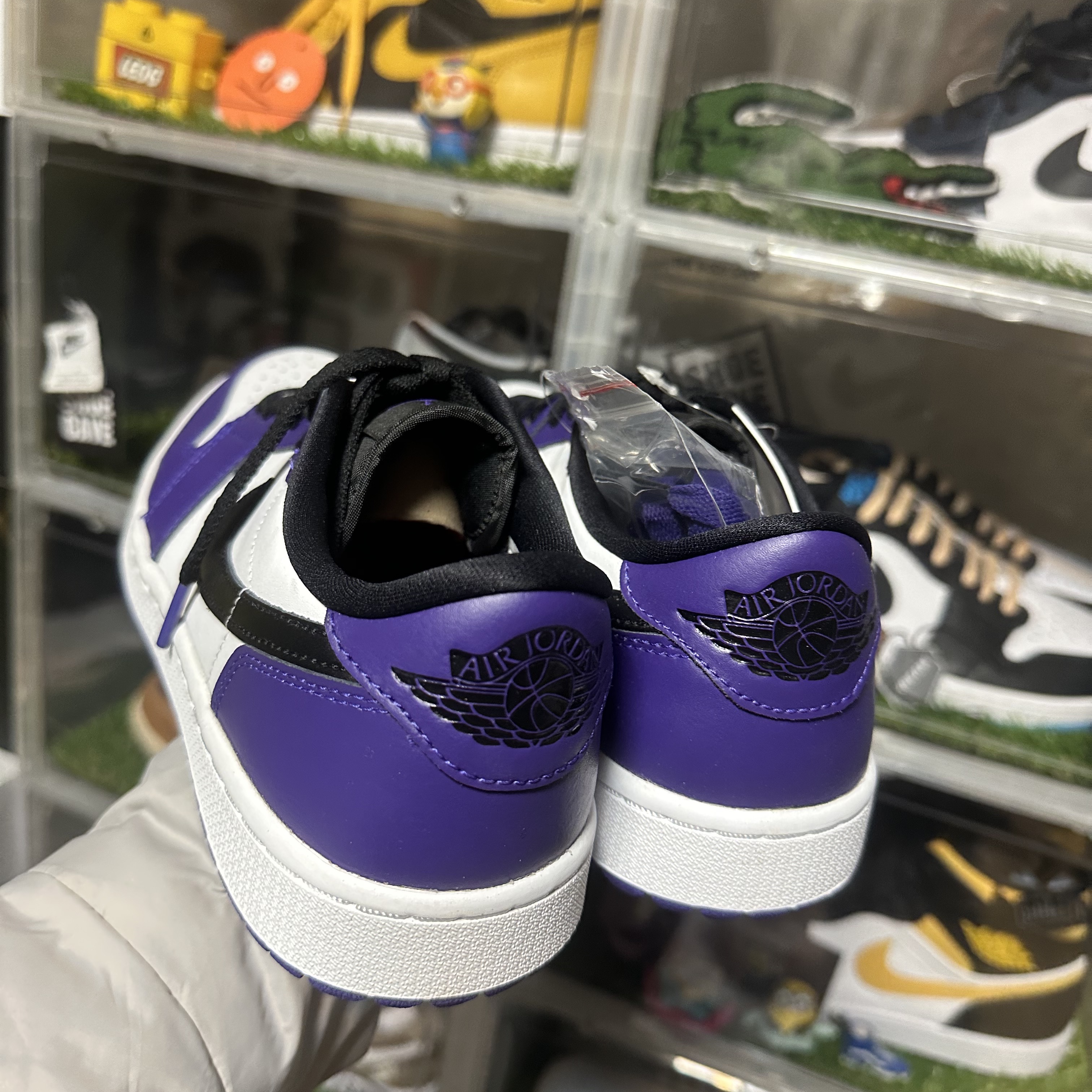 Jordan 1 Low Golf Court Purple 착용 스타일 - 3