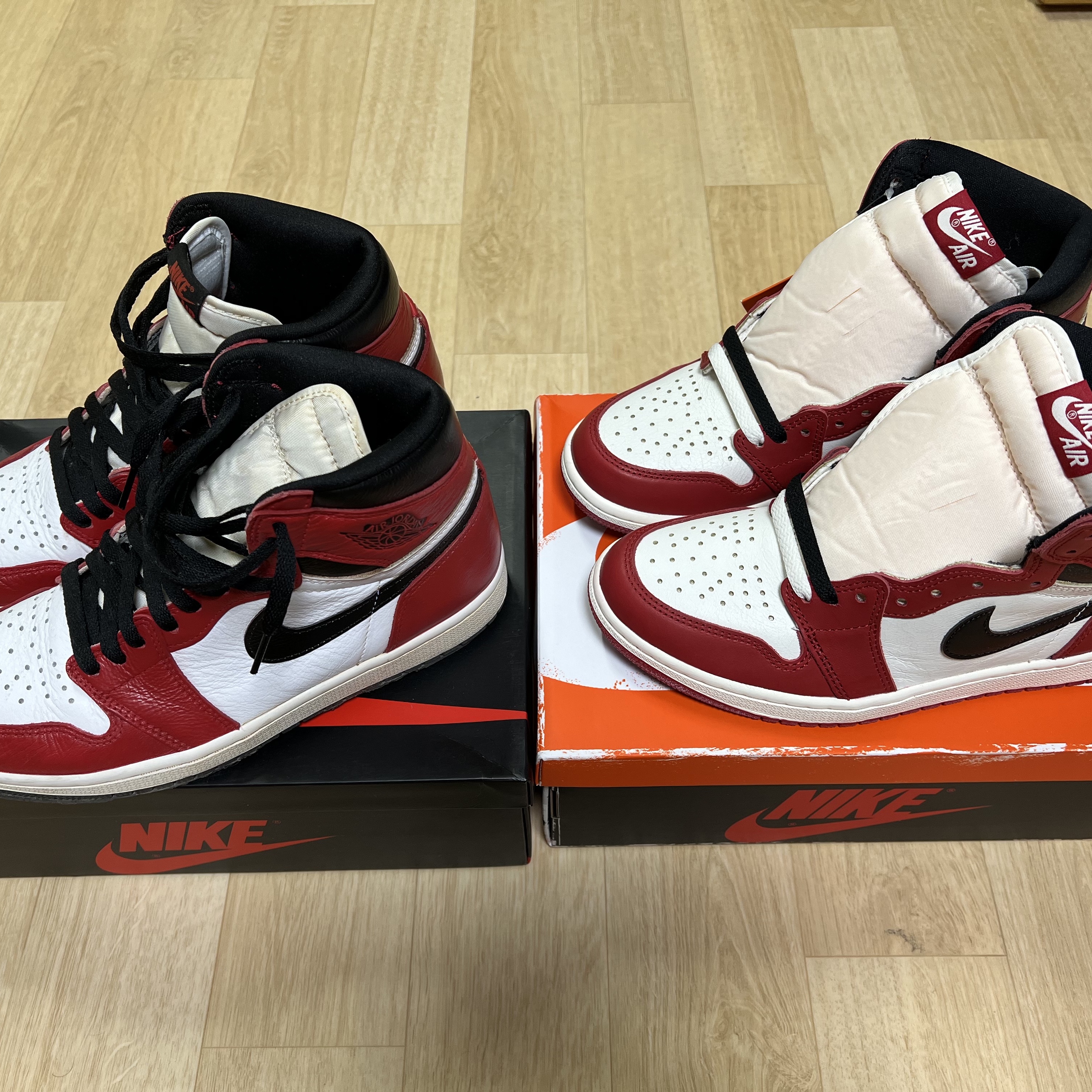 Jordan 1 Retro High OG Light Fusion Red, Jordan 1 Retro High OG Chicago 2022 착용 스타일