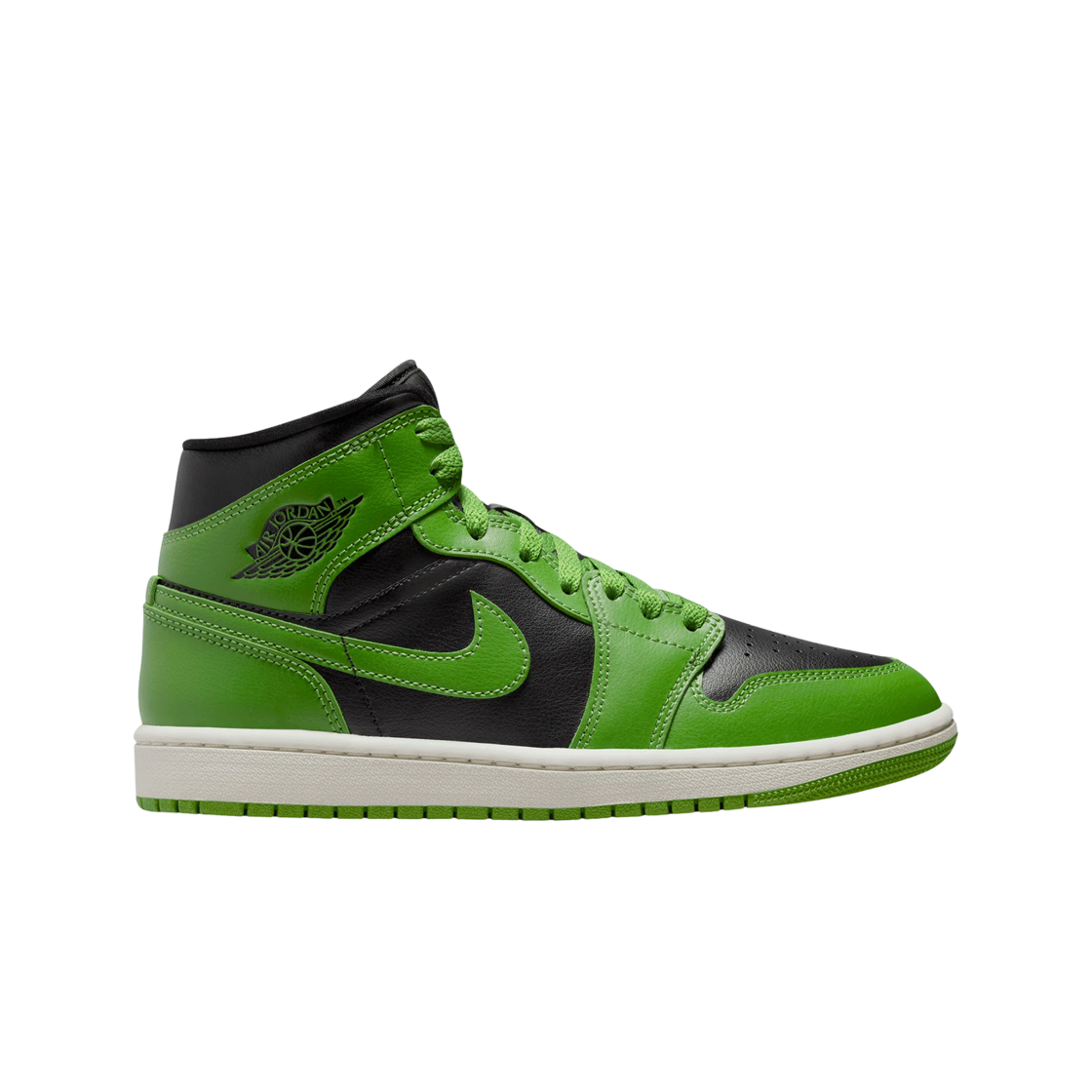 (W) 조던 1 미드 블랙 알티튜드 그린((W) Jordan 1 Mid Black Altitude Green)
