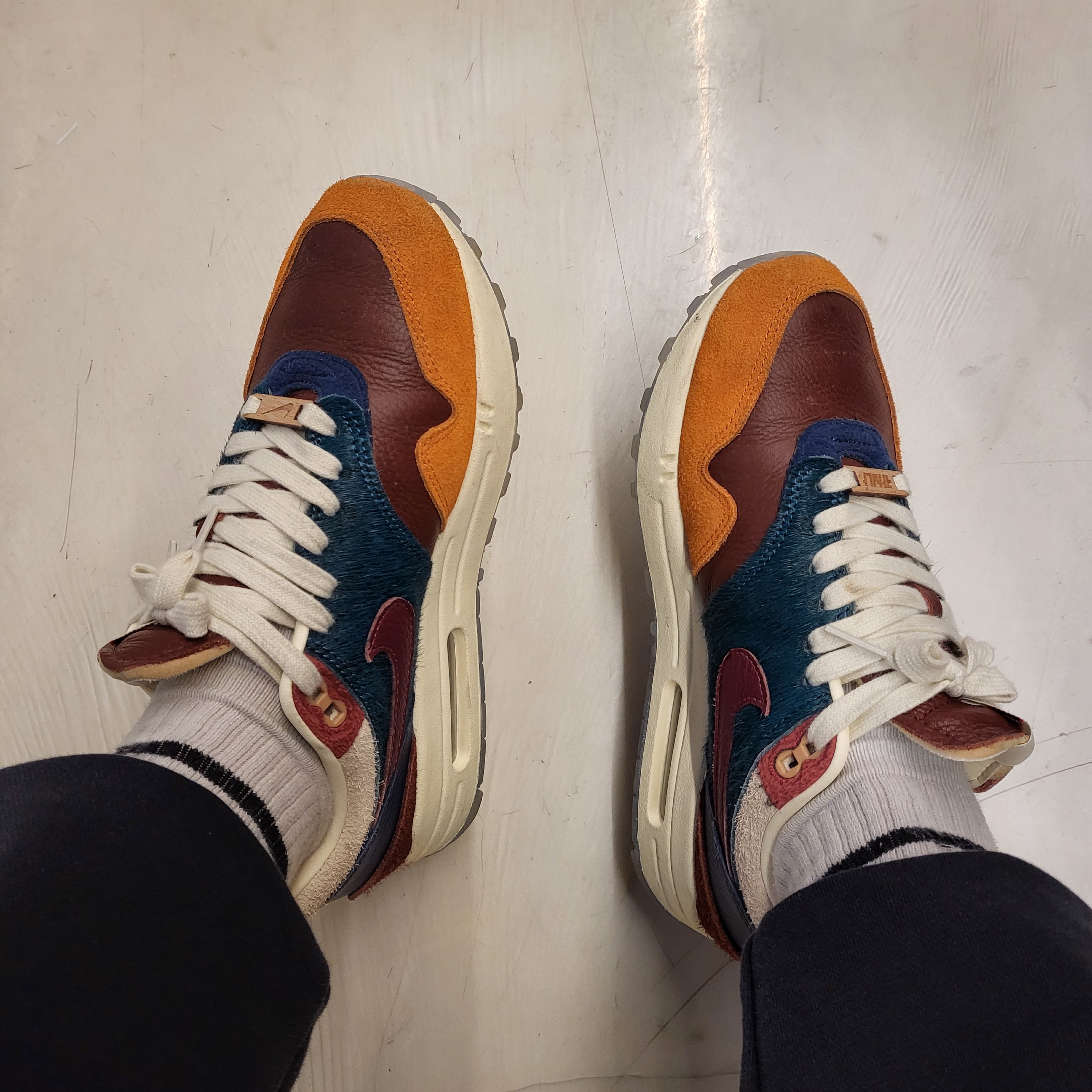 Nike x Kasina Air Max 1 SP Won-Ang Orange 착용 스타일