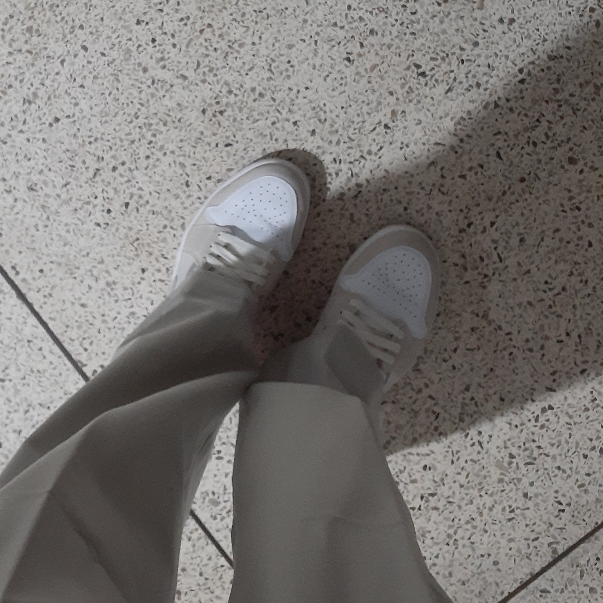 Jordan 1 Low SE Craft White and Phantom 착용 스타일 - 2