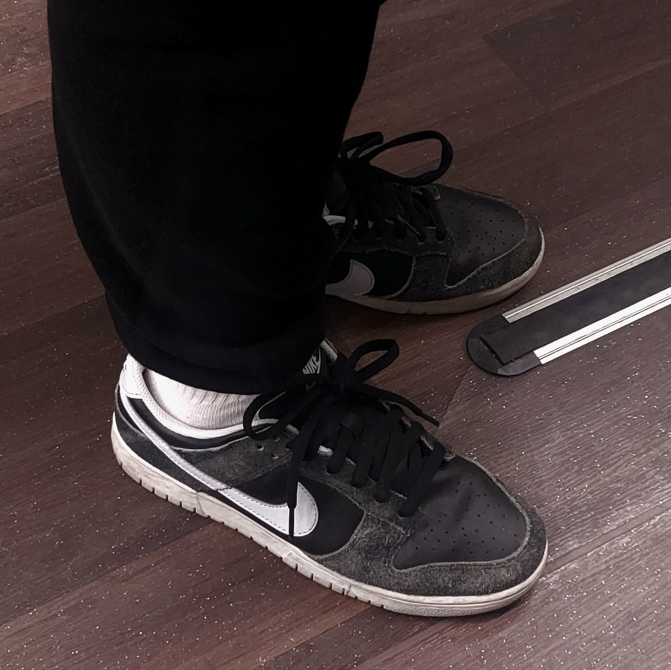 Nike Dunk Low Retro PRM Zebra 착용 스타일