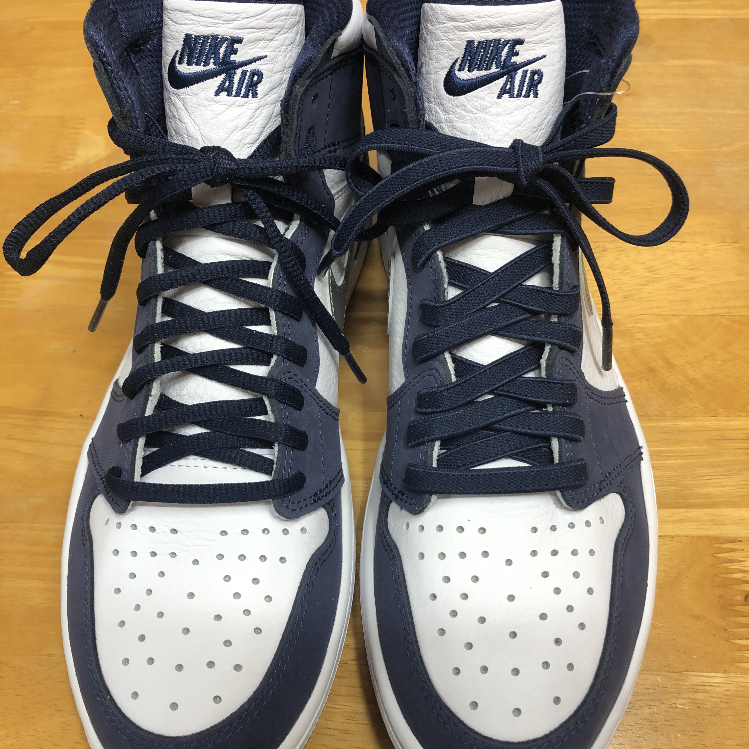 Jordan 1 Retro High OG CO.JP Midnight Navy 착용 스타일 - 1