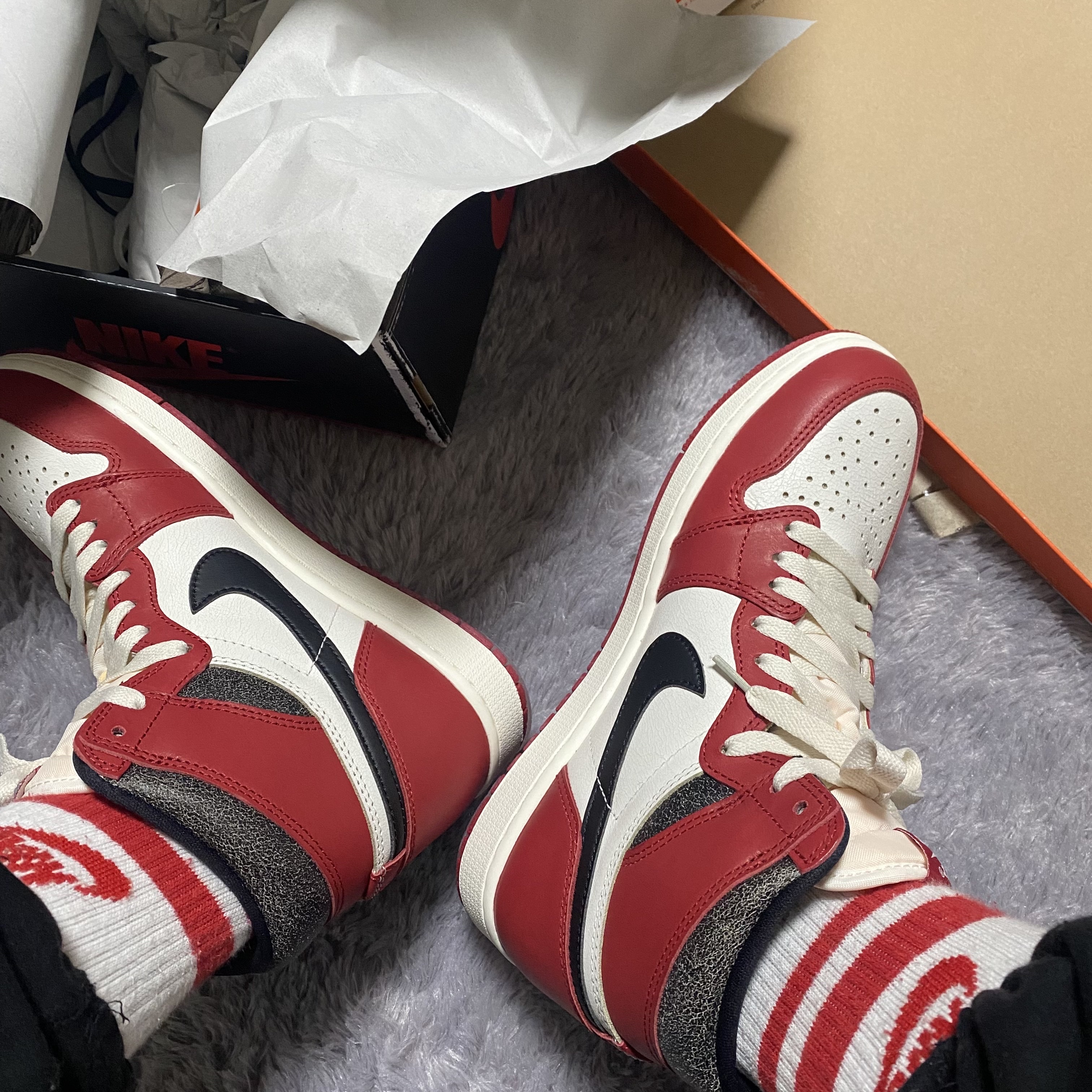 Jordan 1 Retro High OG Chicago 2022 착용 스타일 - 2