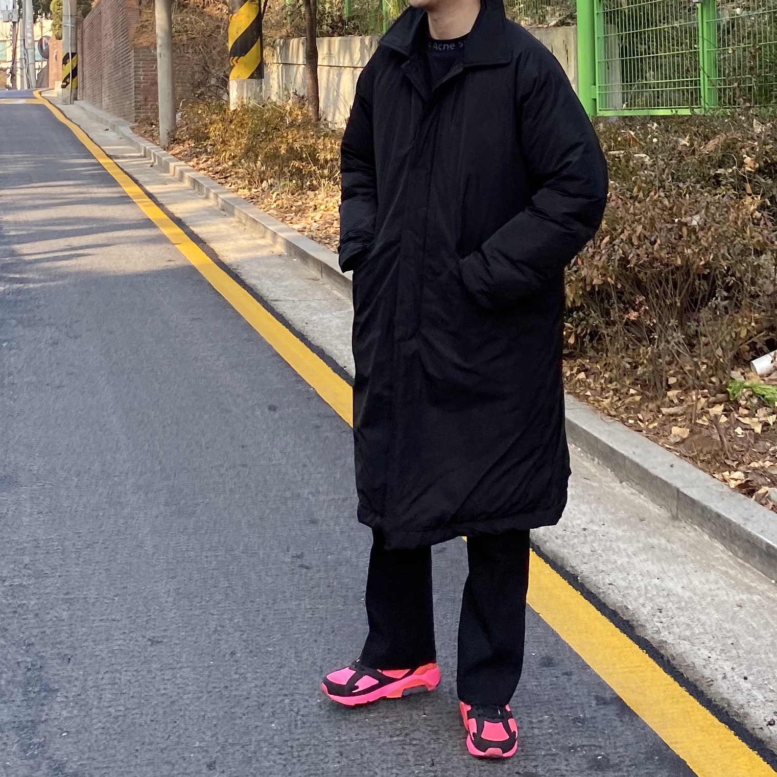 Nike x Comme des Garcons Homme Plus Air Max 180 Black 착용 스타일