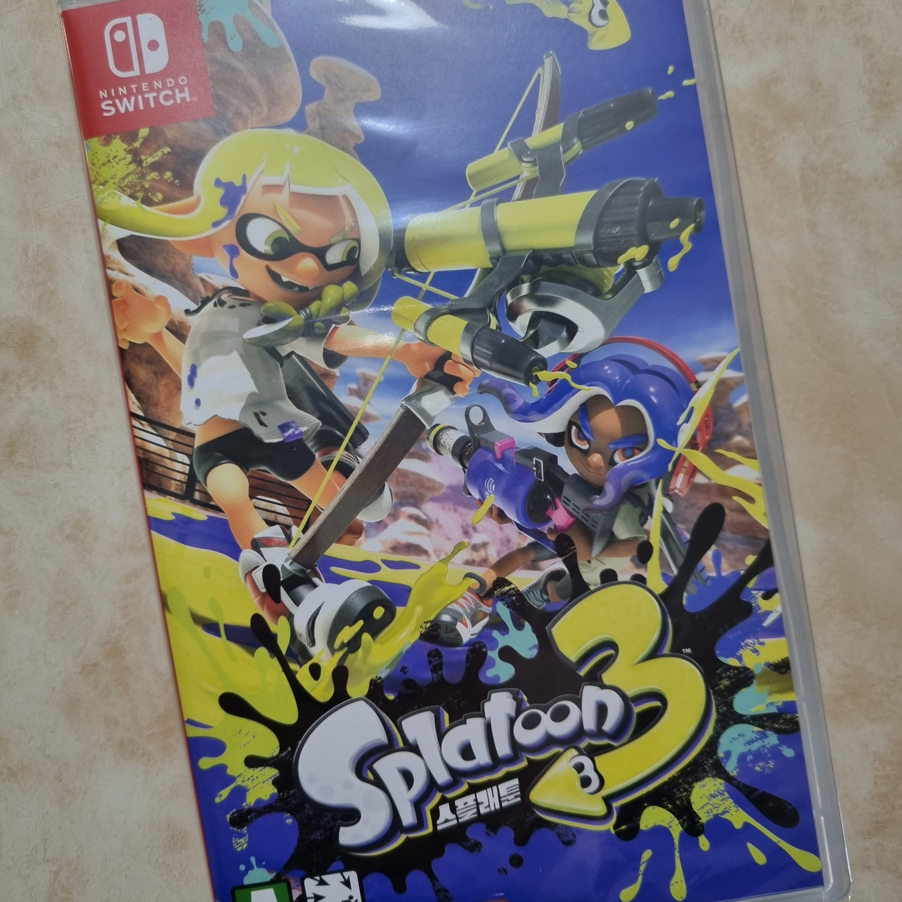 Nintendo Switch OLED Splatoon 3 Edition (Korean Ver.) 착용 스타일 - 4