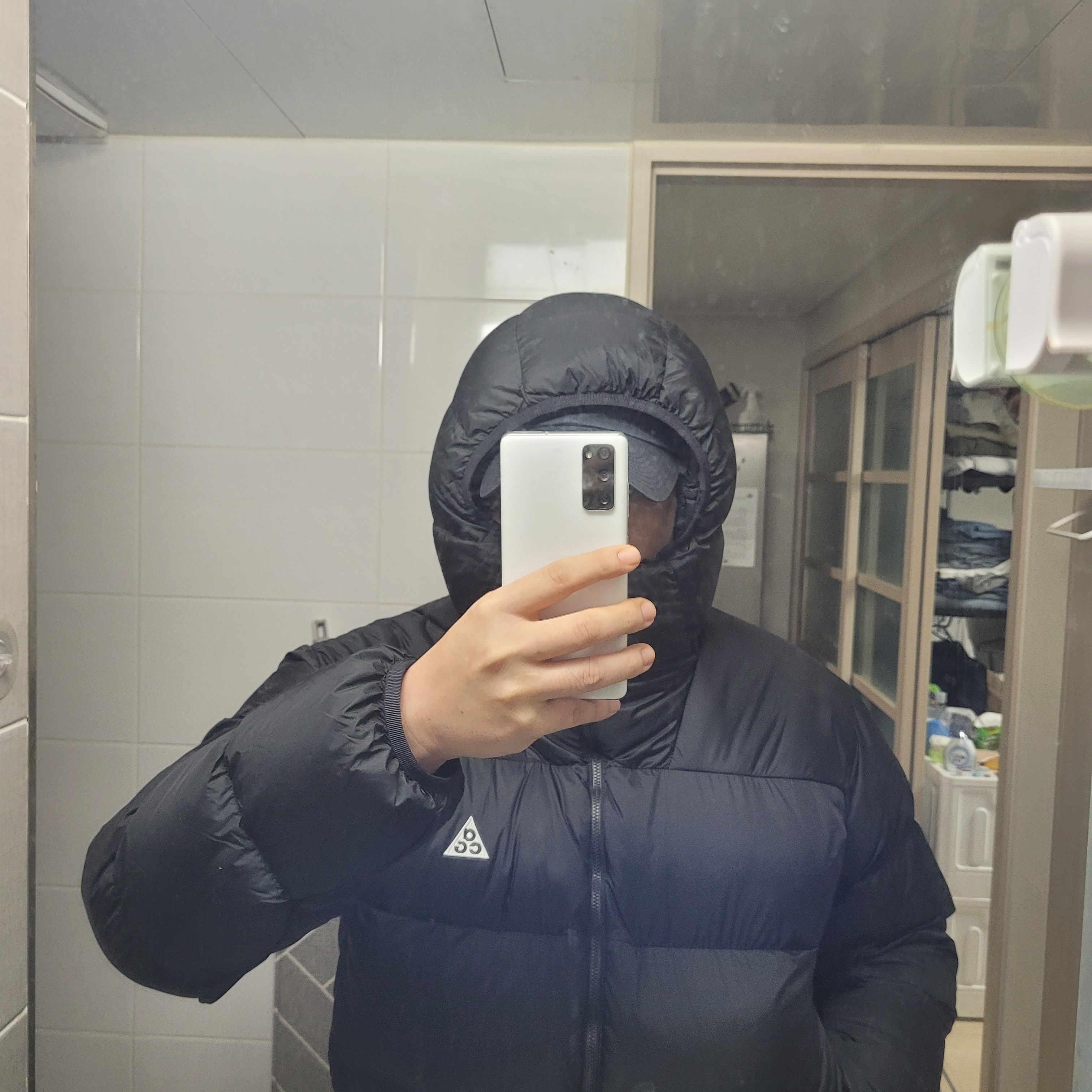 Nike ACG Therma-Fit ADV Lunar Lake Puffer Jacket Black - Asia 착용 스타일 - 1