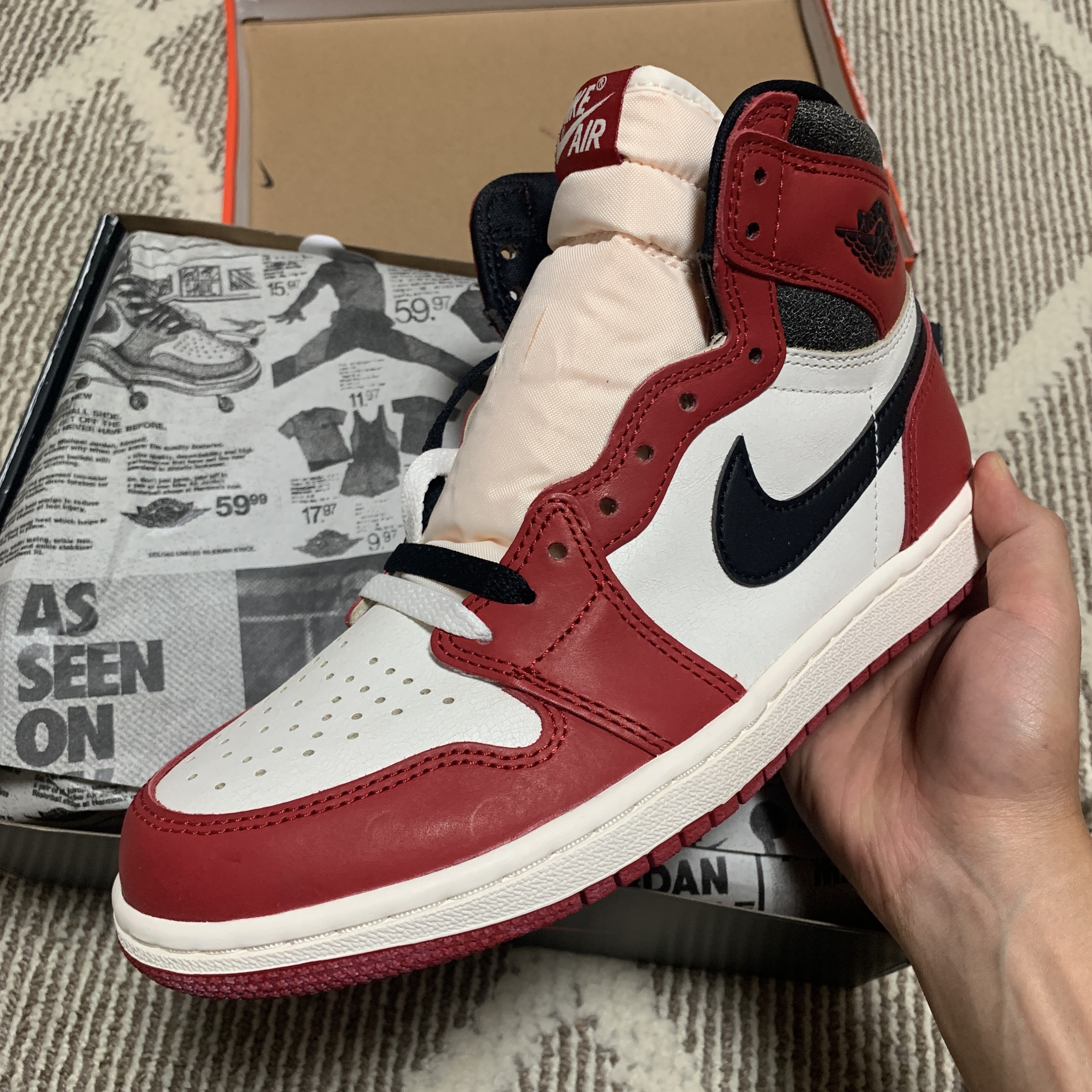 Jordan 1 Retro High OG Chicago 2022 착용 스타일 - 3