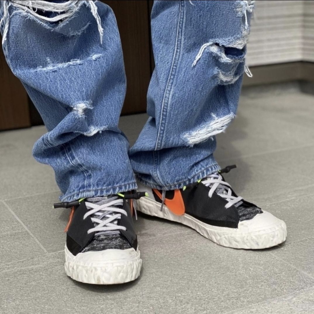Nike x Readymade Blazer Mid Black 착용 스타일