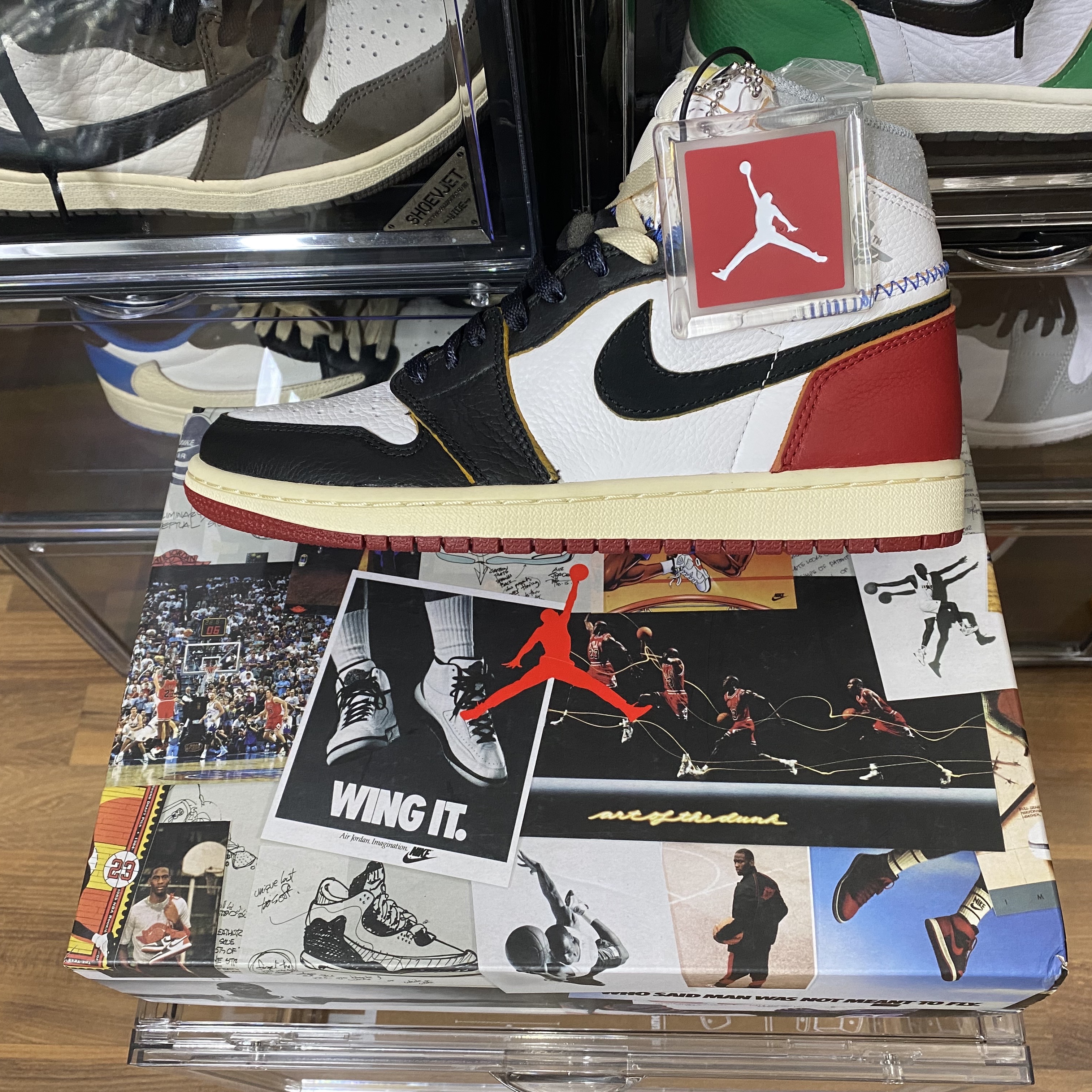 Jordan 1 x Union Retro High Black Toe 착용 스타일