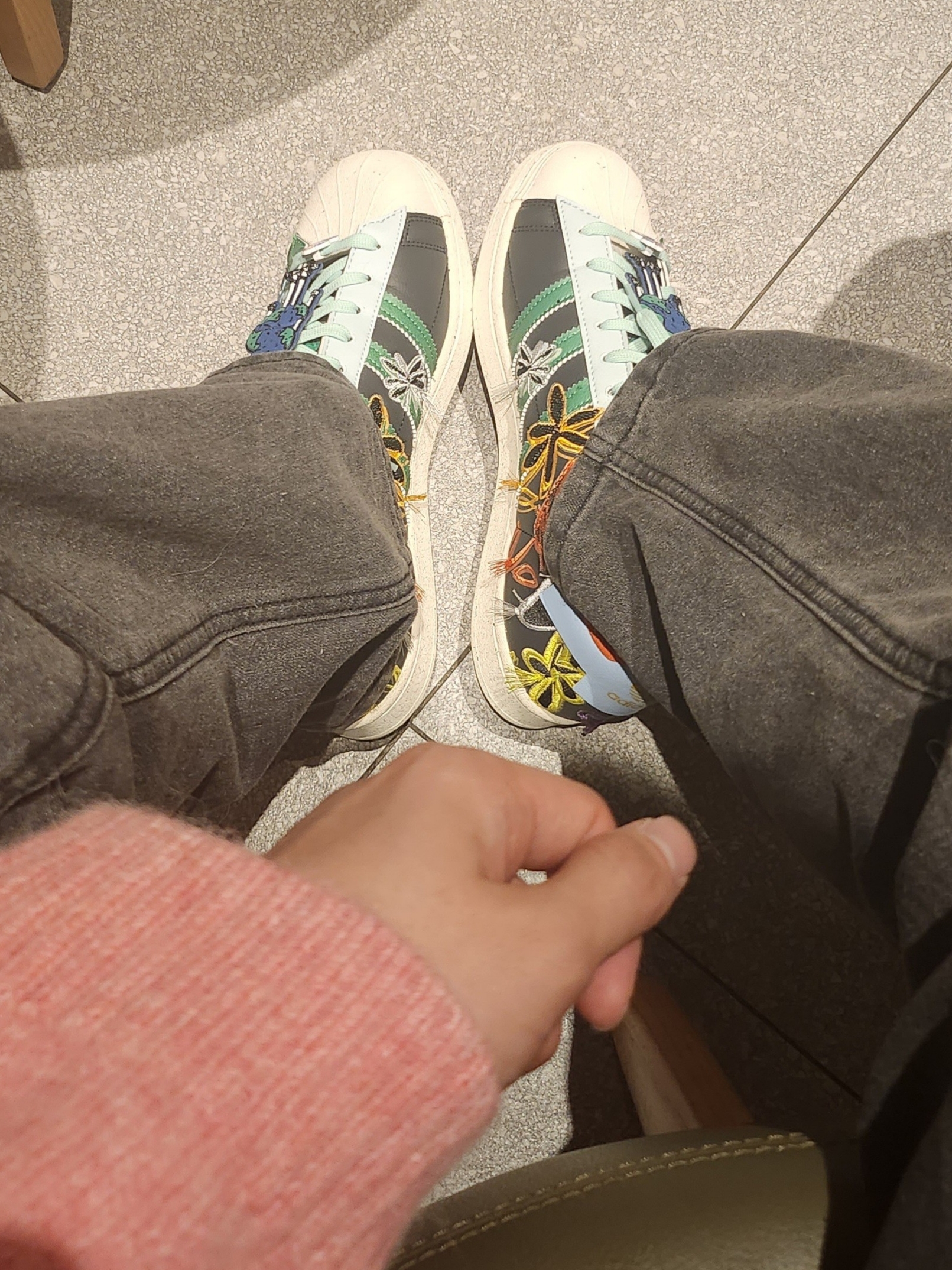 Adidas x Sean Wotherspoon Superstar Superearth Black 착용 스타일