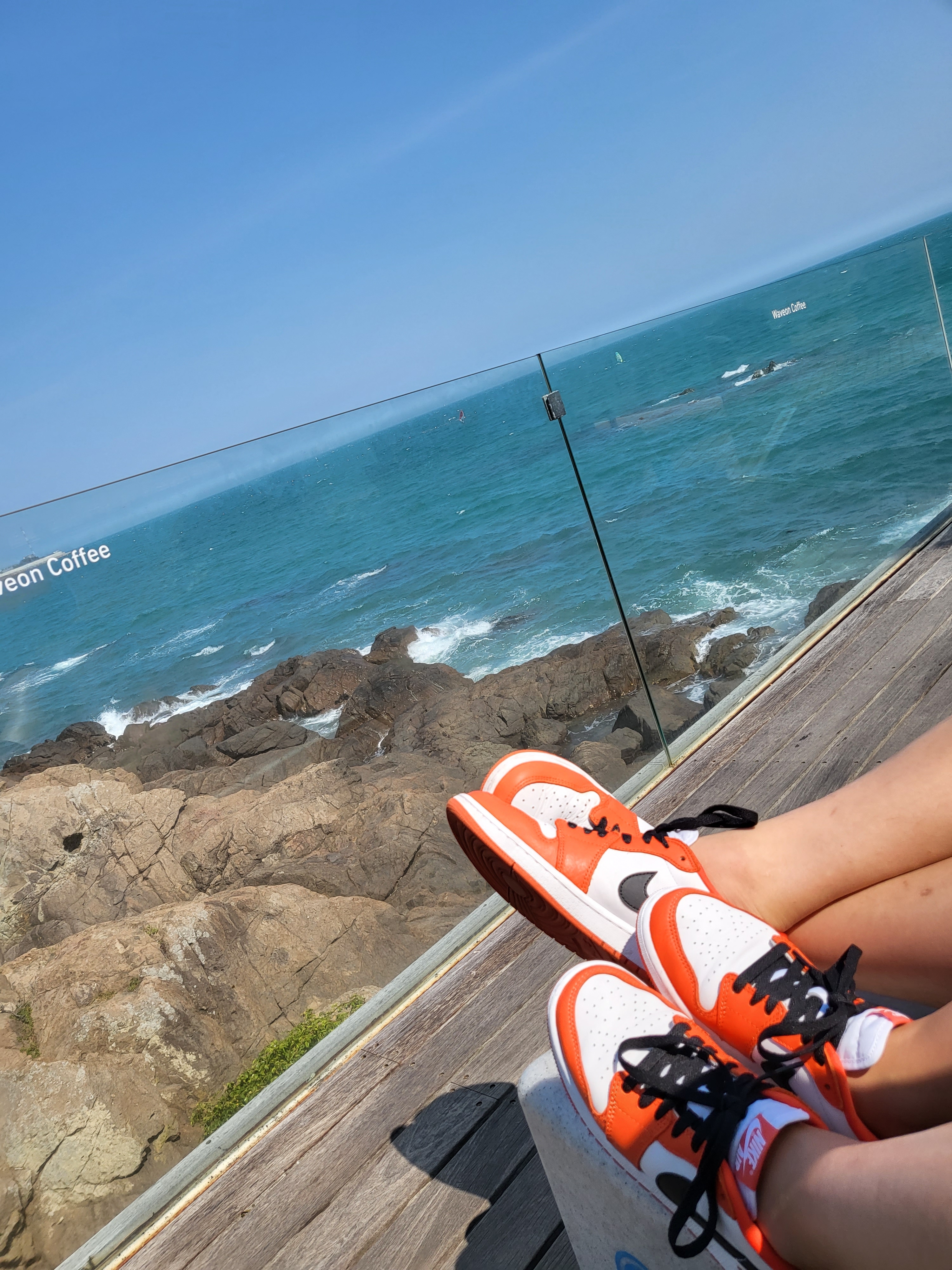 Jordan 1 Low OG Starfish, (GS) Jordan 1 Low OG Starfish 착용 스타일 - 3