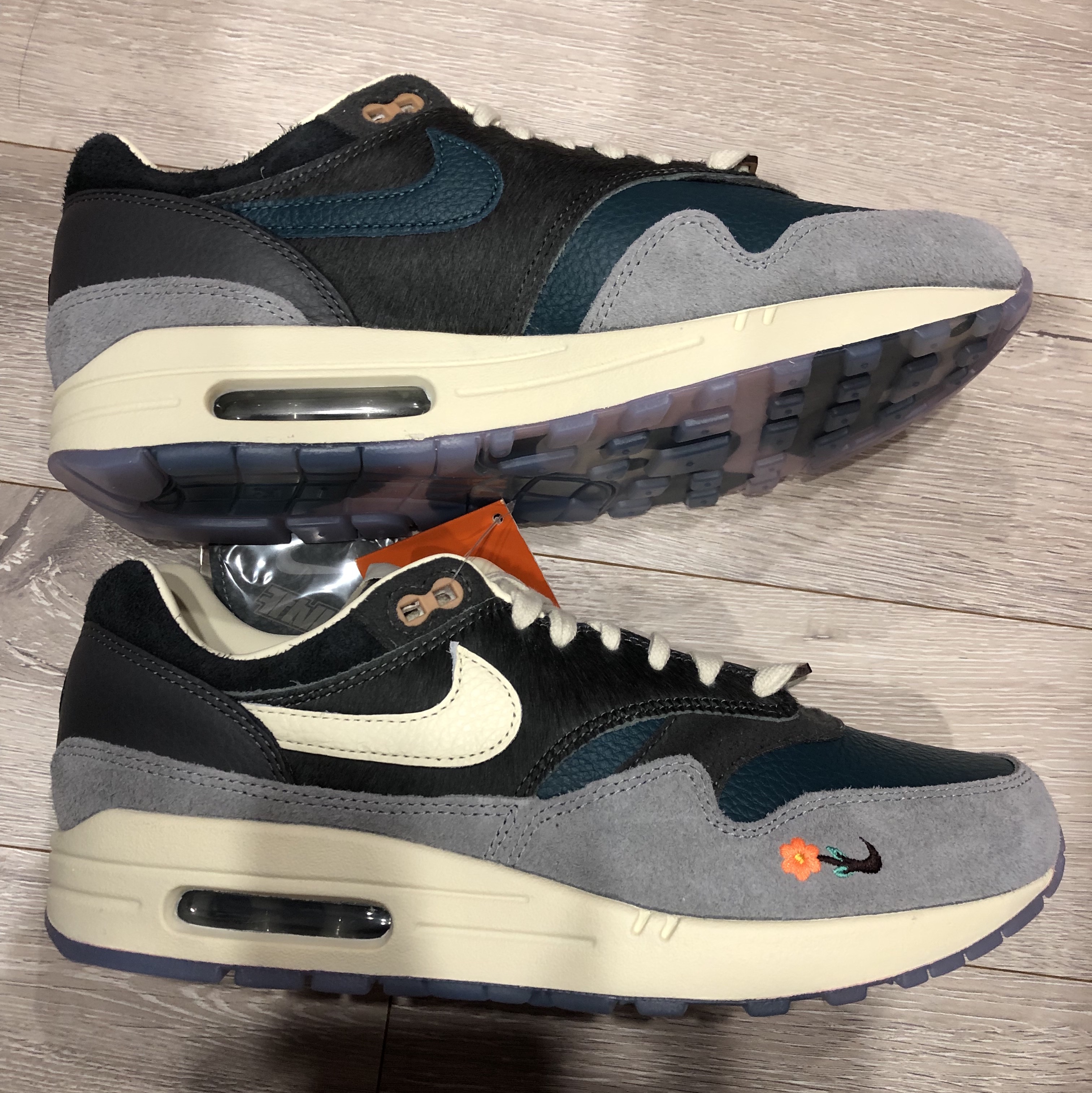 Nike x Kasina Air Max 1 SP Won-Ang Particle Grey 착용 스타일
