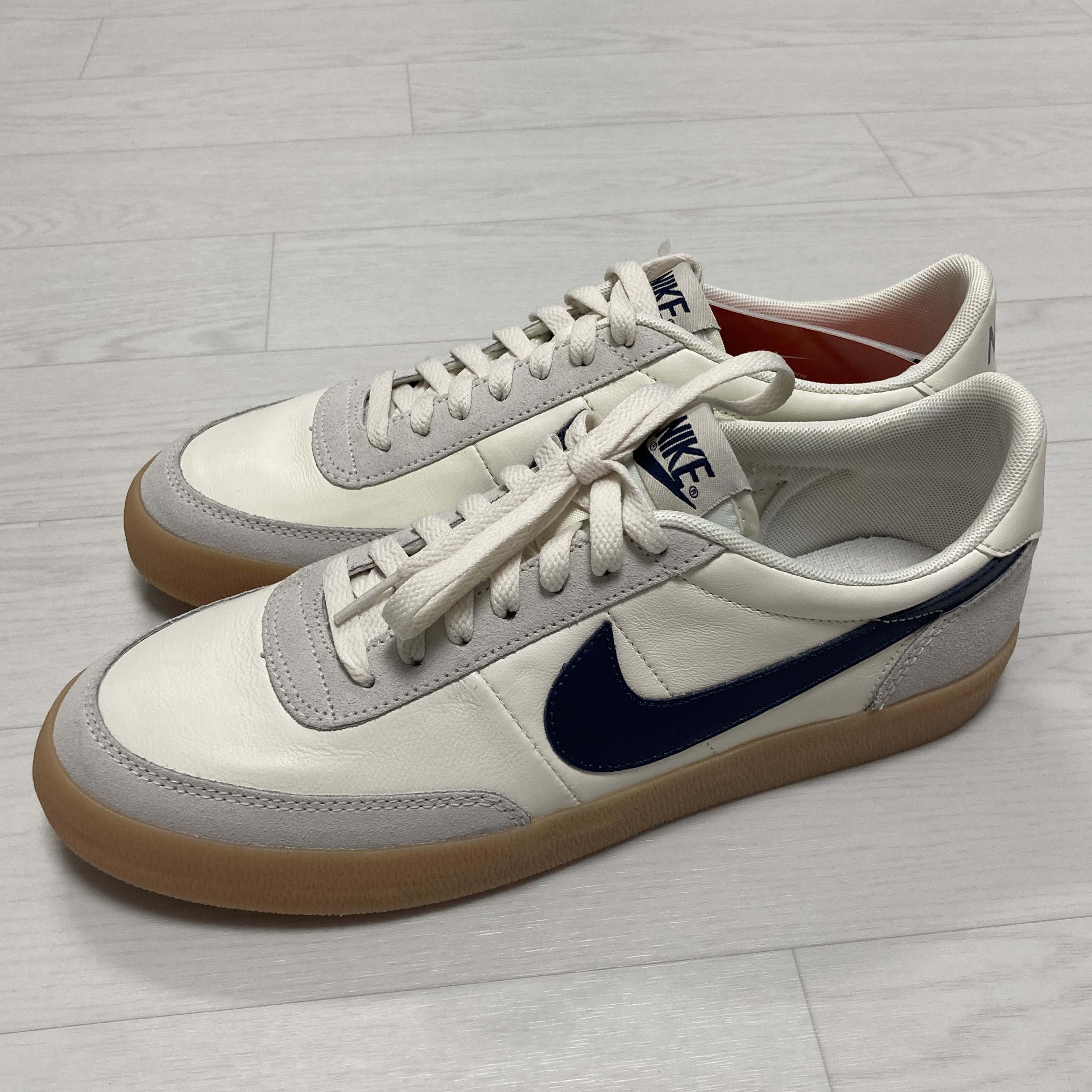 Nike x J.Crew Killshot 2 Sail Midnight Navy 착용 스타일 - 2