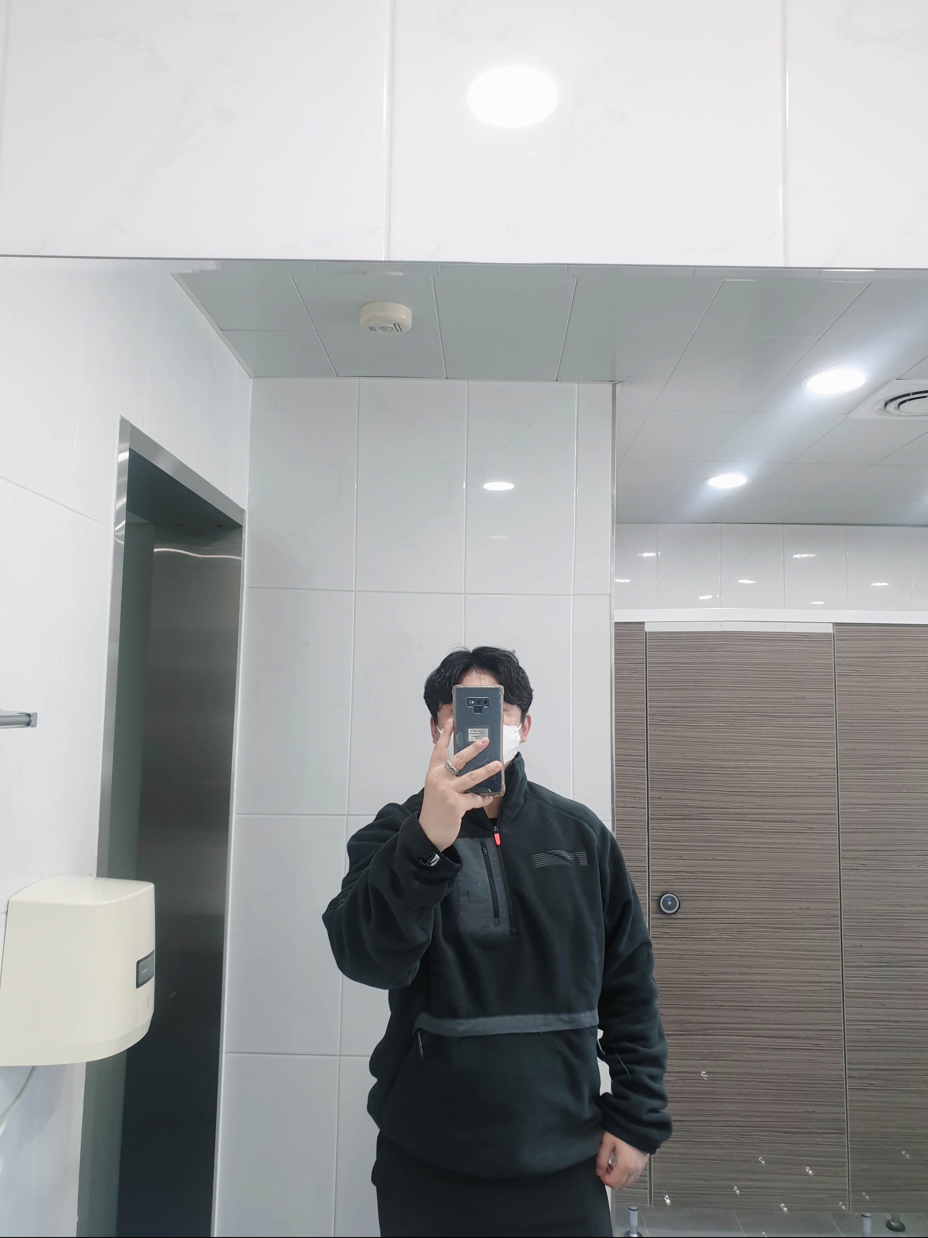 Nike x Travis Scott NRG BH Quarter Zip Black Anthracite - US/EU 착용 스타일